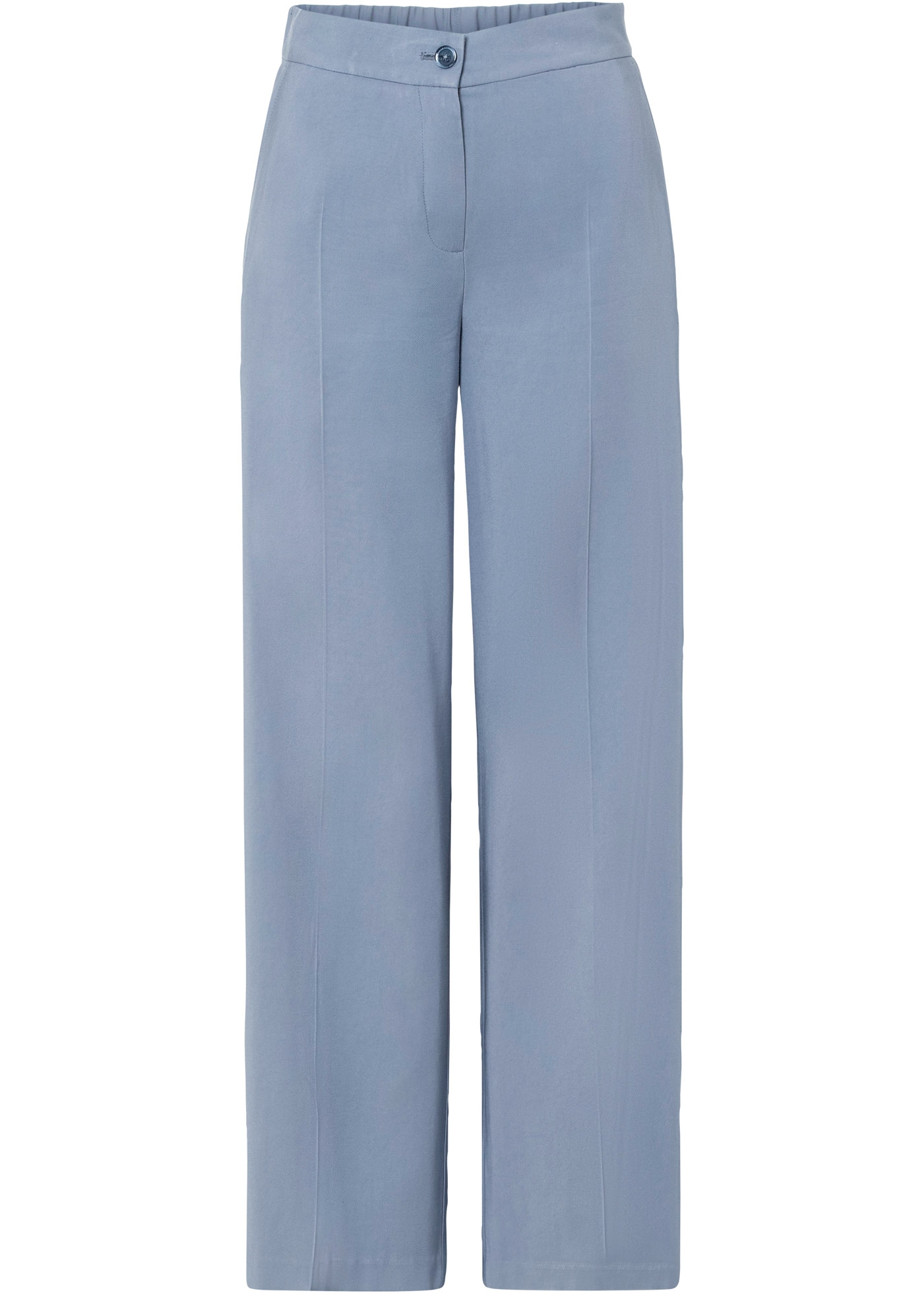bonprix Pantalon en tissu »Leichte Marlenehose mit Viskose«  pantalon Marlene, coupe loose, jambe large, style féminin