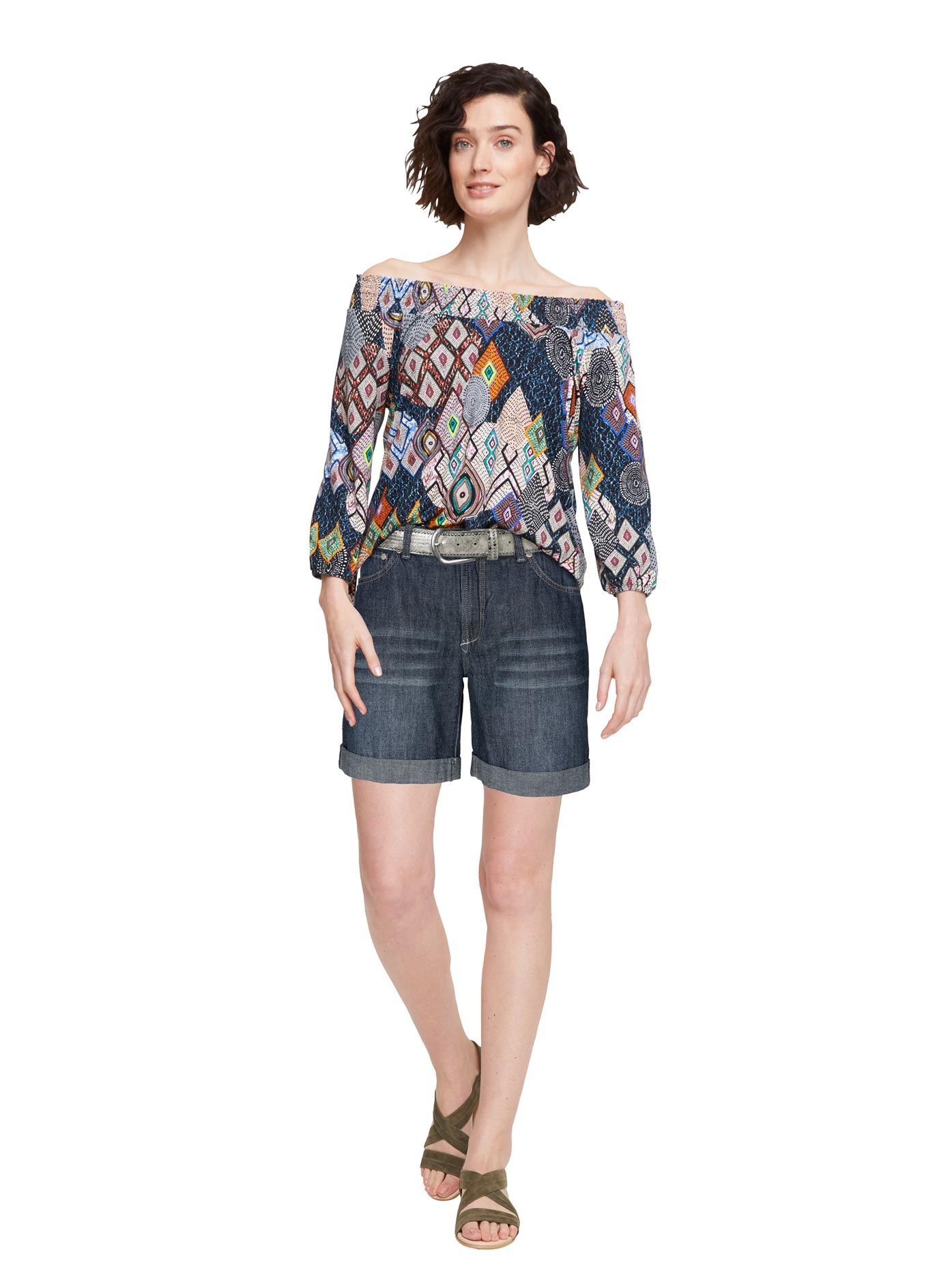 Image of LINEA TESINI by Heine Carmenshirt »Druck-Shirt«, (1 tlg.) bei Ackermann Versand Schweiz