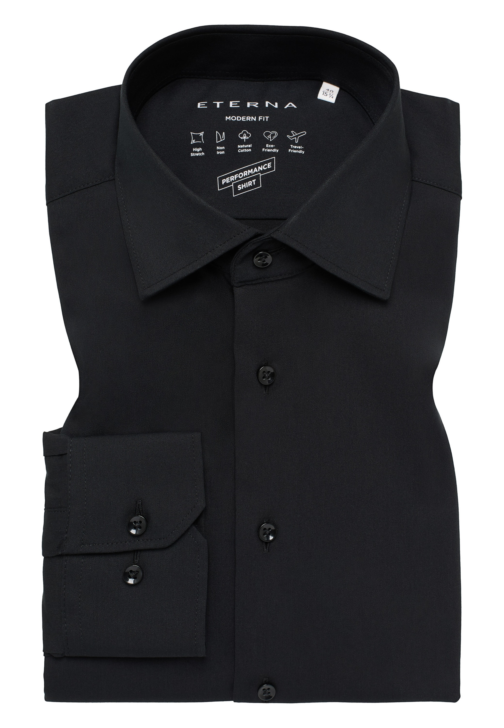 Eterna Langarmhemd »MODERN FIT«, NON IRON (bügelfrei)