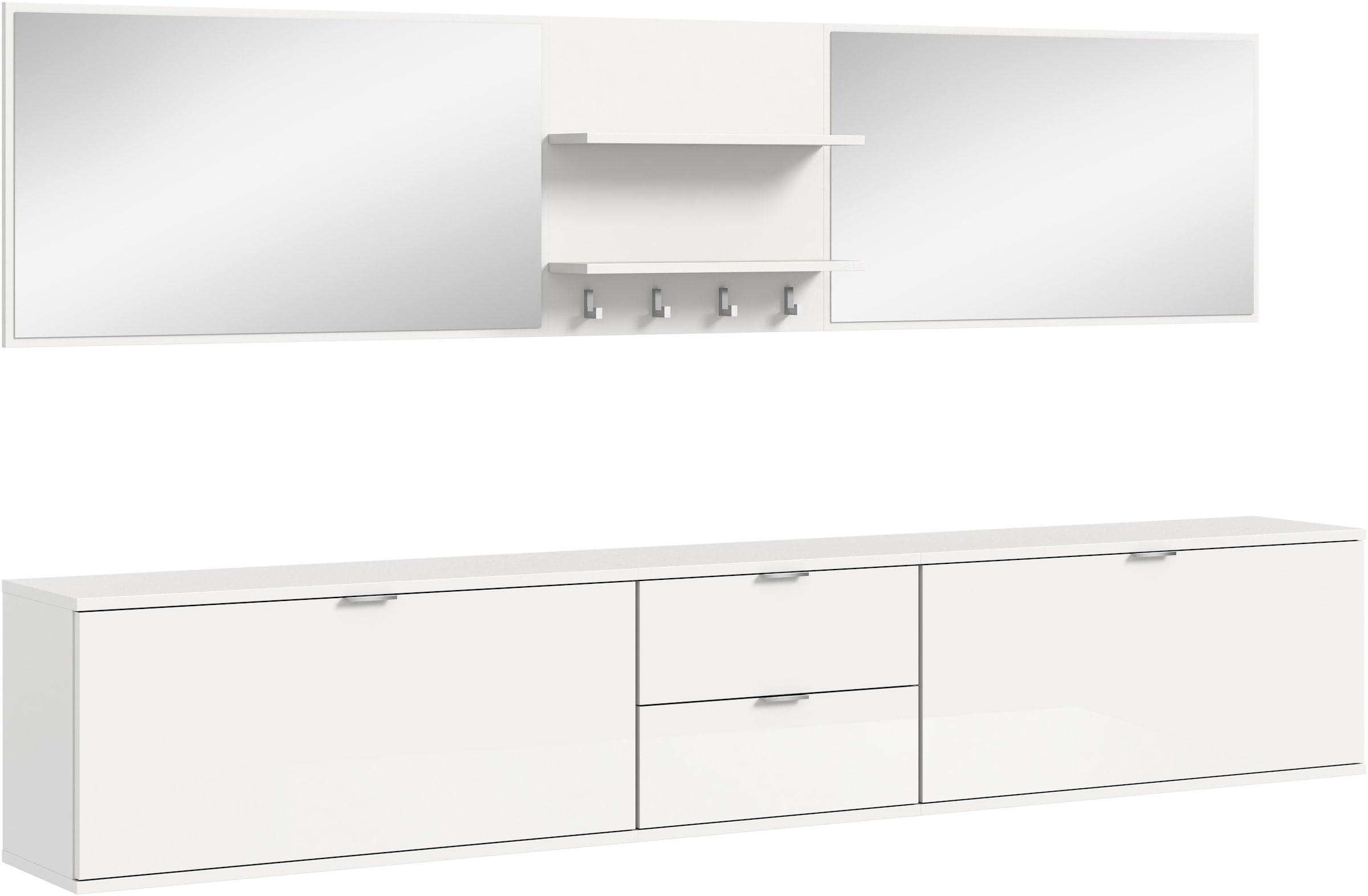 Image of Home affaire Garderoben-Set "Trondheim, Garderobenset 6-tlg. Breite 236 cm," 6 Stk. tlg.