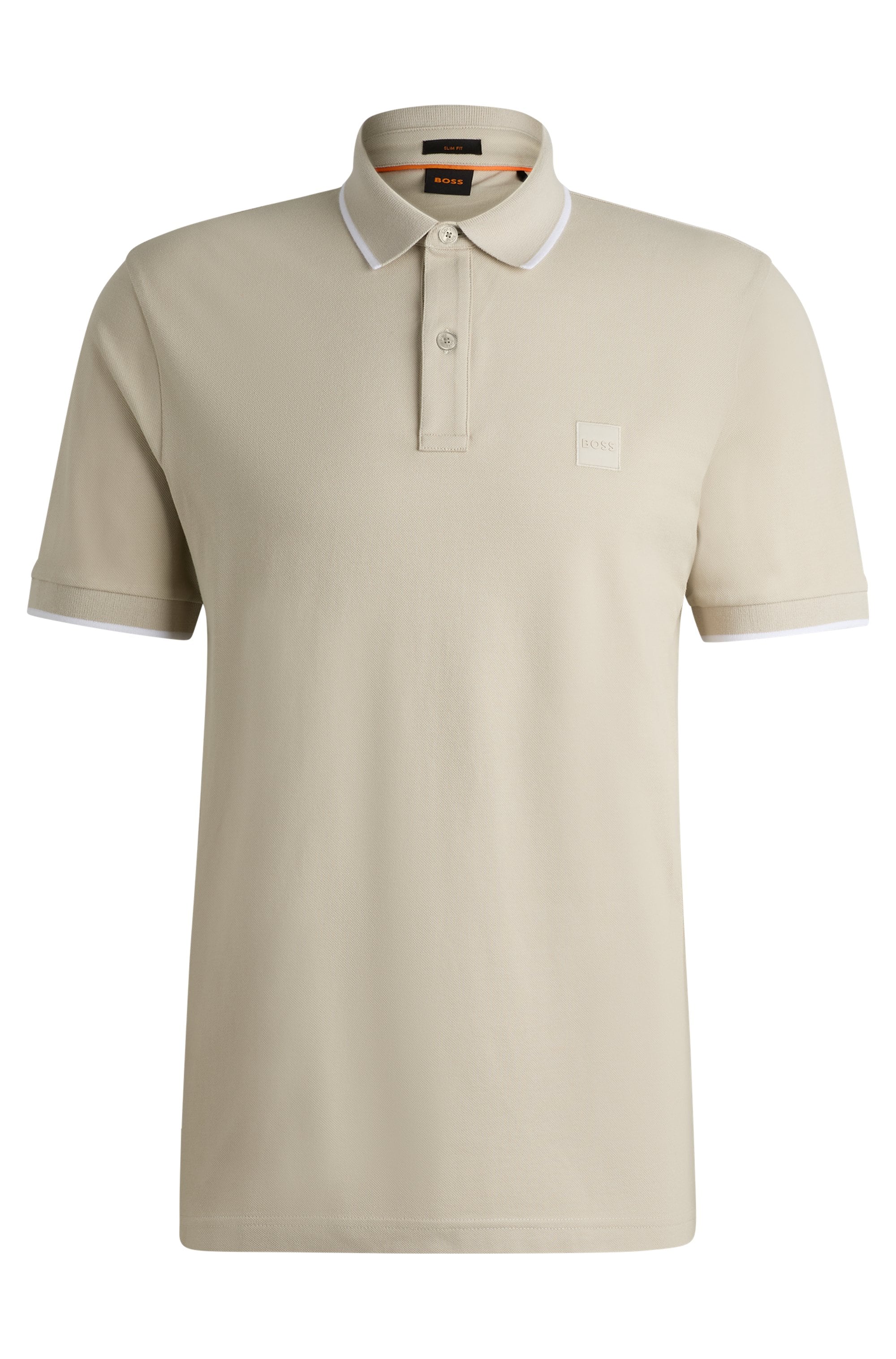 BOSS ORANGE Poloshirt »Passertip« mit BOSS Logo-Badge