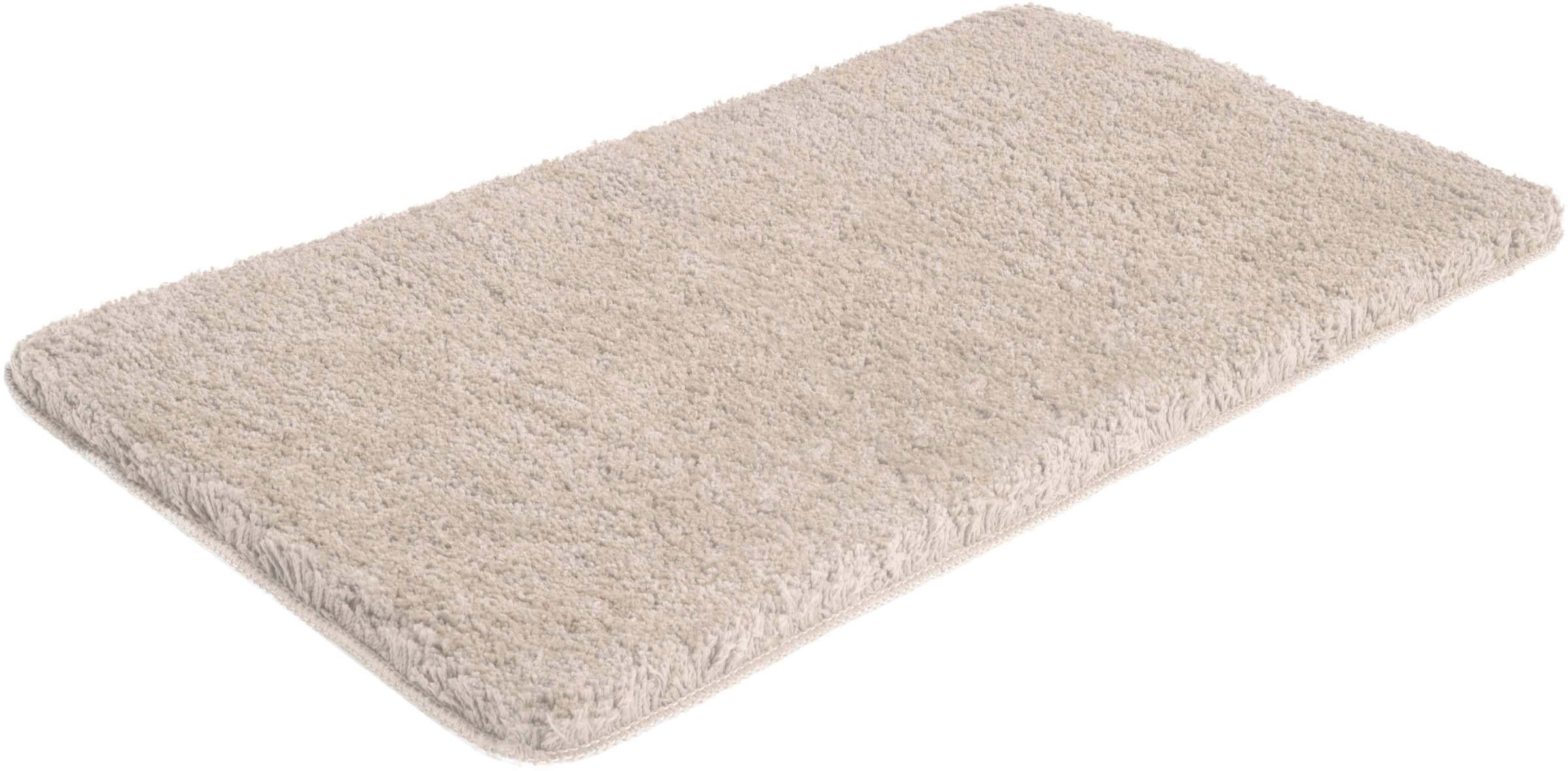 my home Badematte »Sanremo, Badvorleger, Badezimmer Teppich, sehr weich«, rutschhemmend beschichtet, fussbodenheizungsgeeignet-schnell trocknend, Badteppich, unifarben, rechteckig, rund & als 3-tlg. Set erhältlich