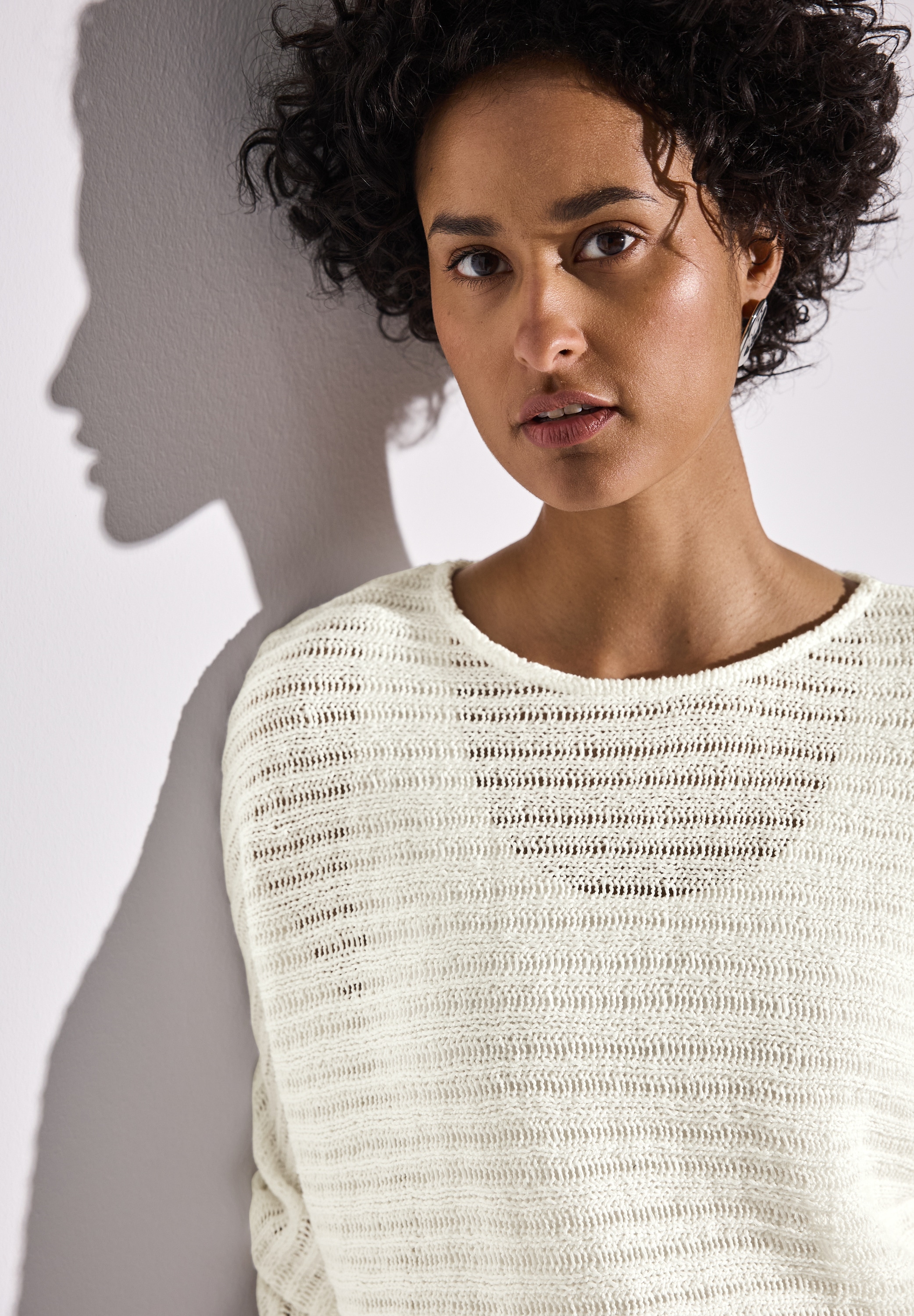 STREET ONE Strickpullover, mit U-Boot-Ausschnitt