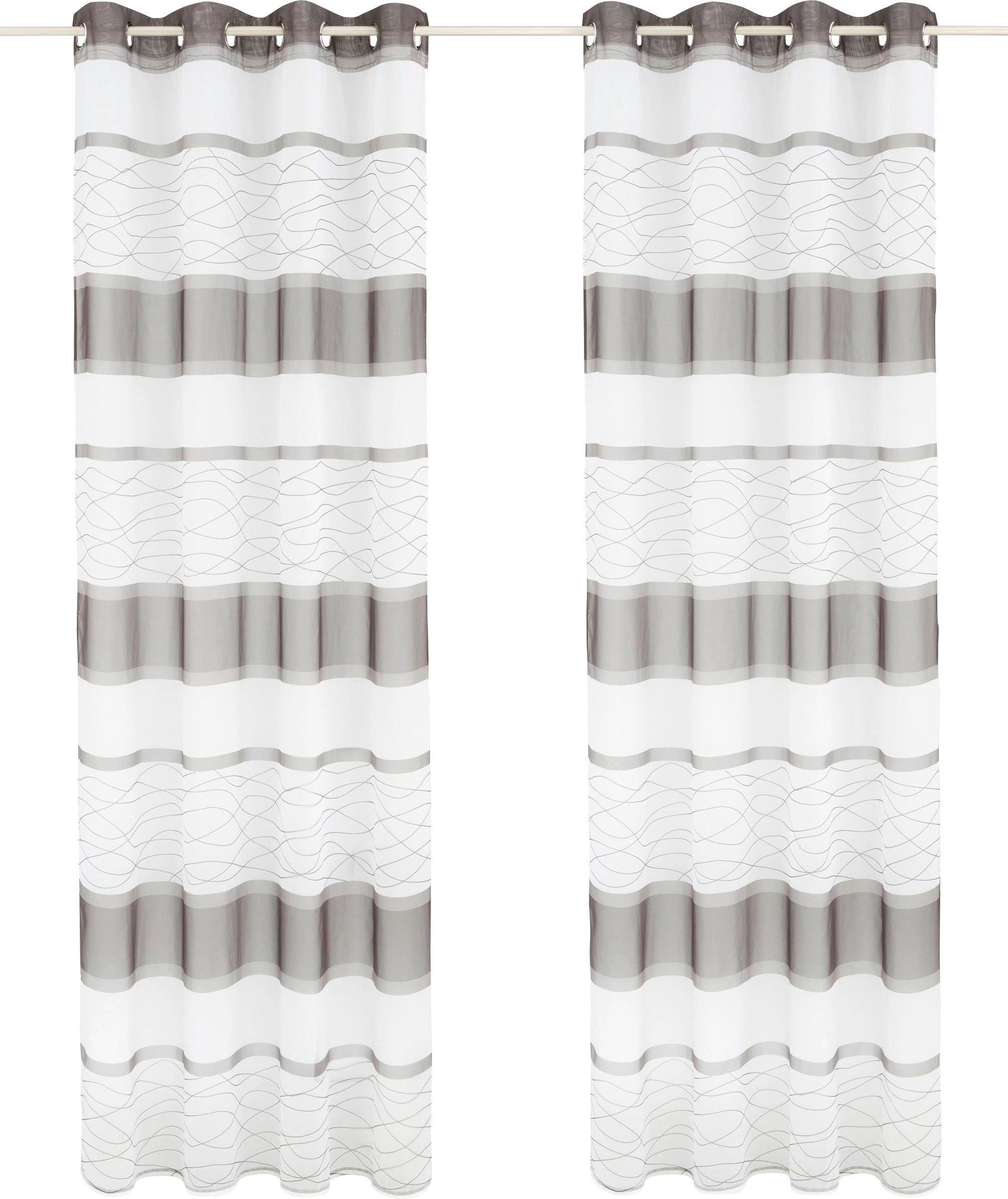 Image of my home Gardine »Jay«, (2 St.), Vorhang, Fertiggardine, transparent bei Ackermann Versand Schweiz