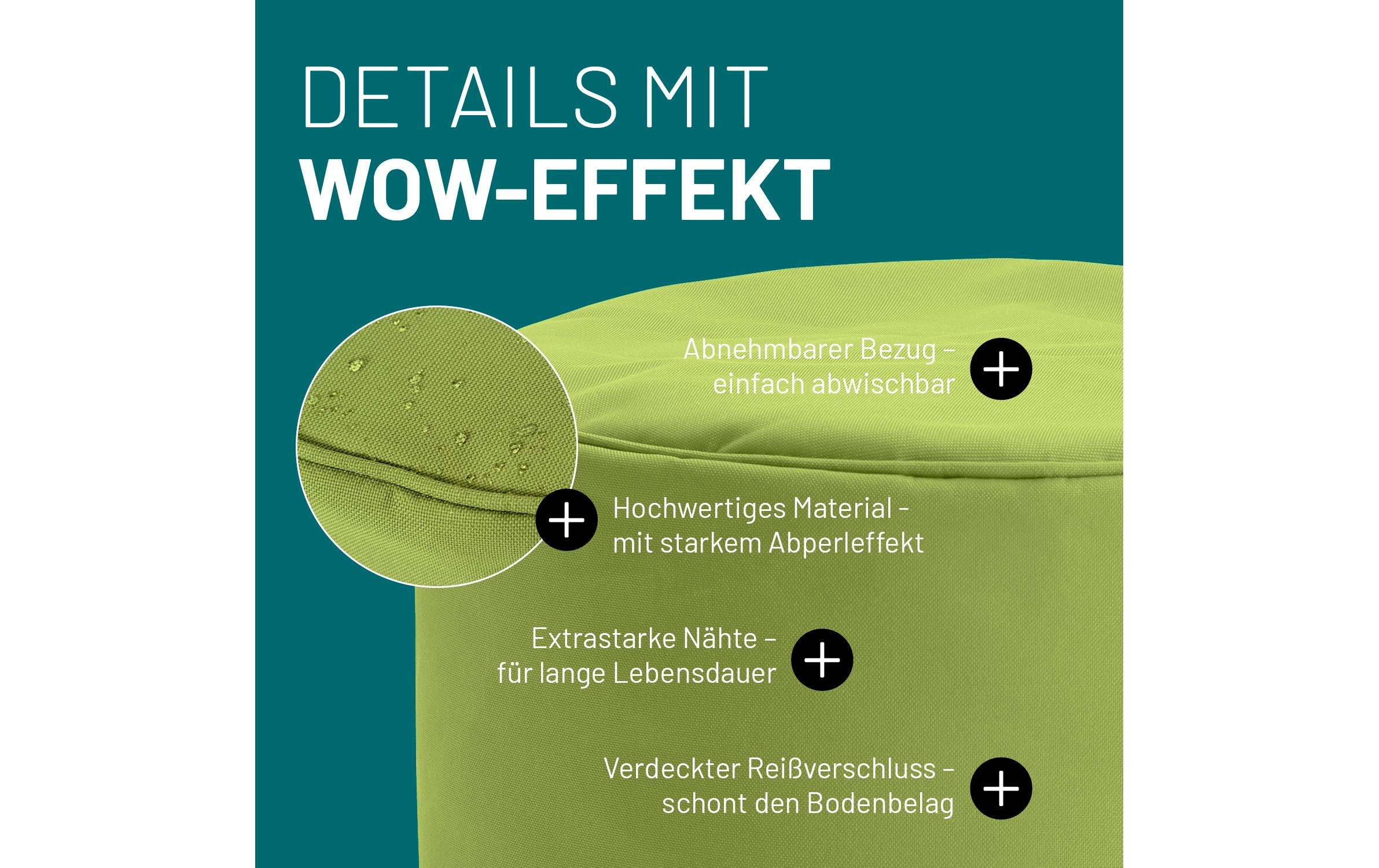 Lumaland Pouf »45 x 25 cm« 1 cuis tlg.