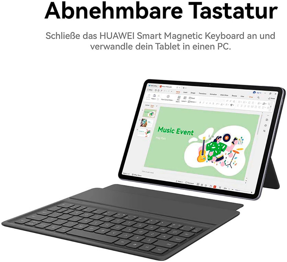 Huawei Tablettes »MatePad 11.5 S 8+256 GB inkl. Black Keyboard« (29,2 cm / 11,5 ″) HarmonyOS 256 GB )
