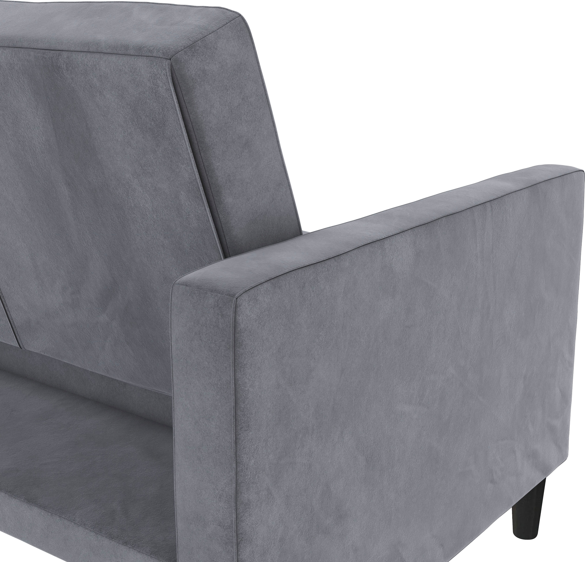 Dorel Home 3-Sitzer »Presley« Sofa mit Bett-Funktion und verstellbarer Rückenlehne