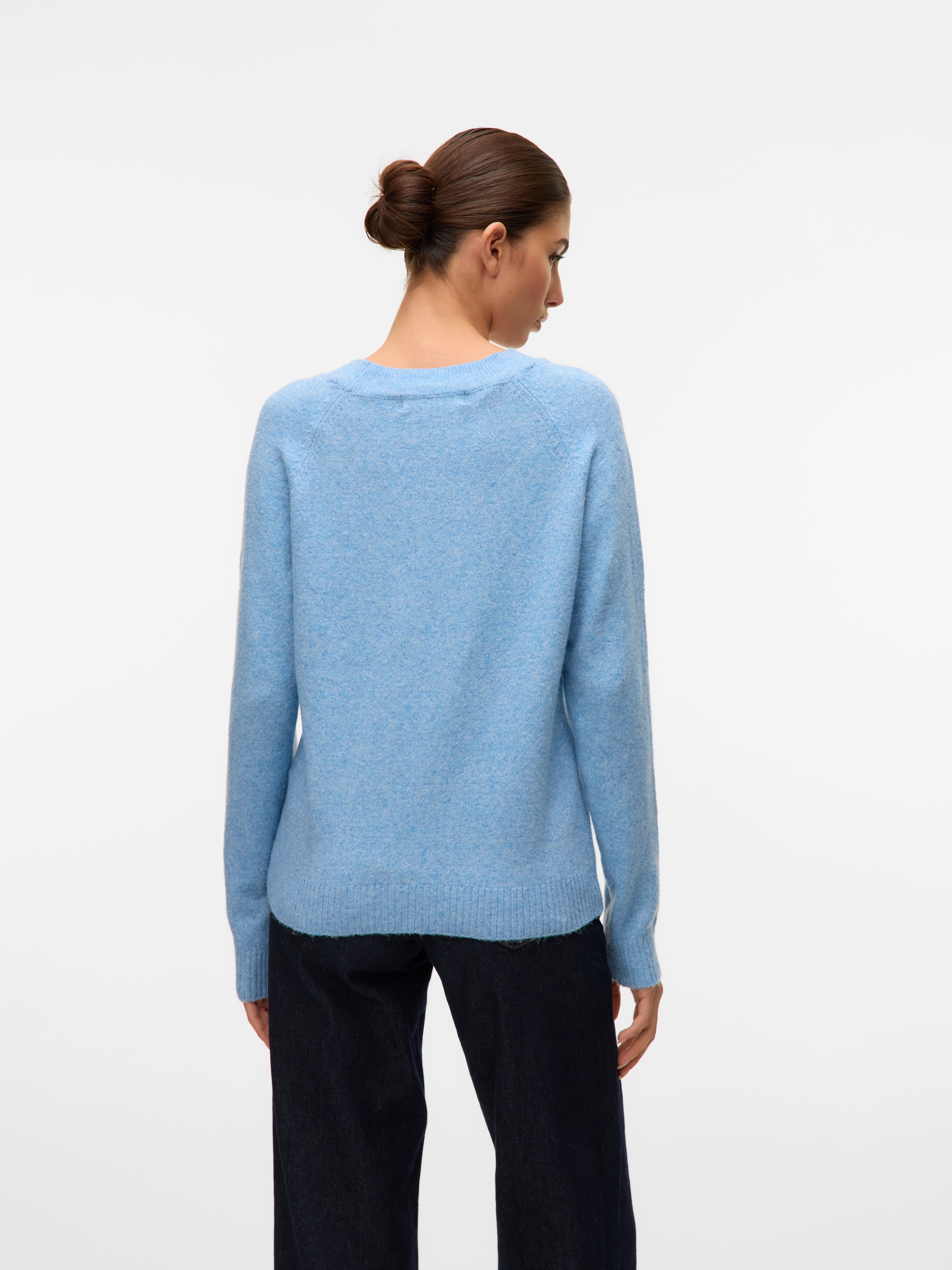 Vero Moda Rundhalspullover »VMDOFFY LS O-NECK BLOUSE GA NOOS«