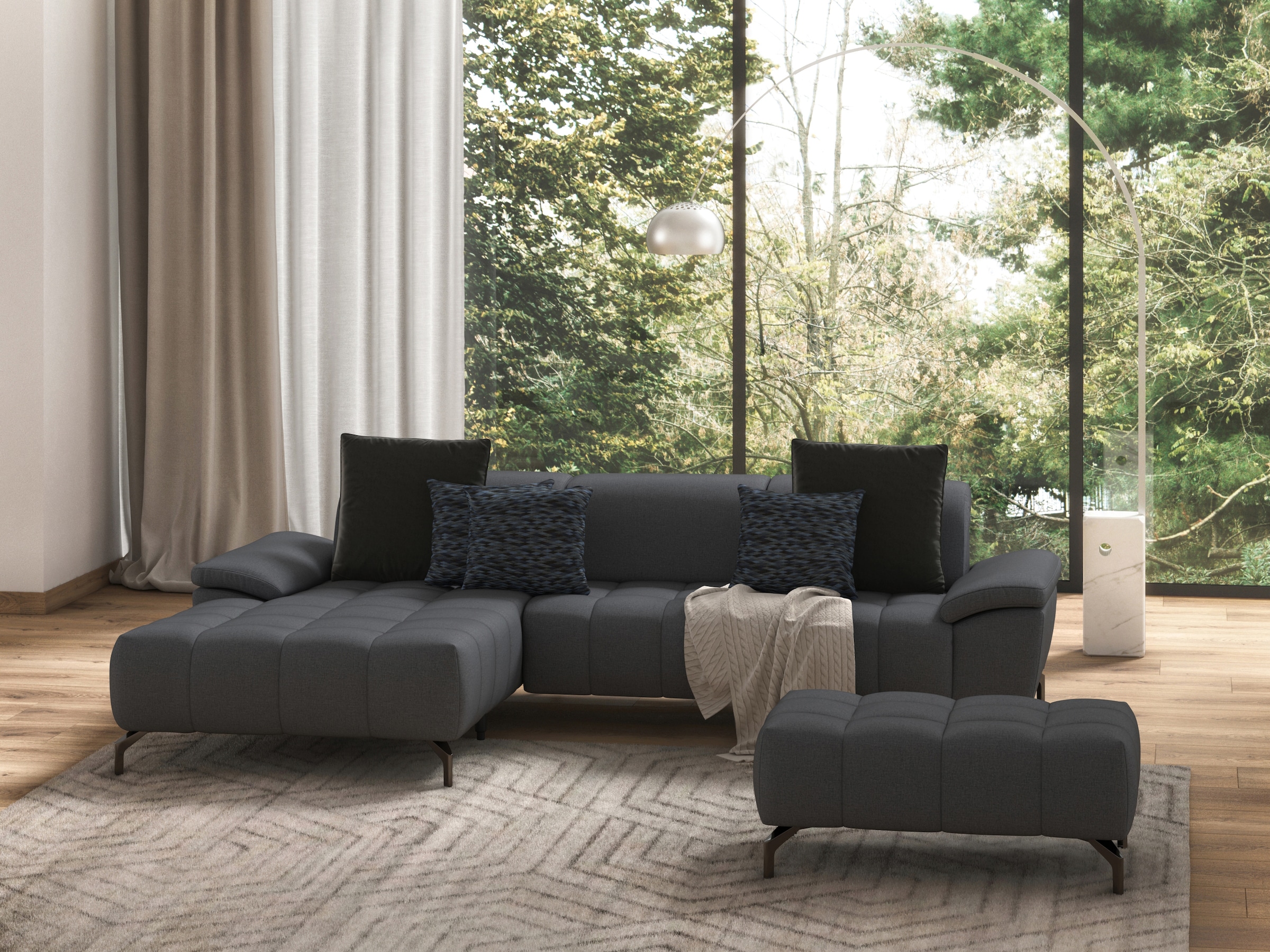 sit&more Hocker »Cool«, mit schwarzen Füssen