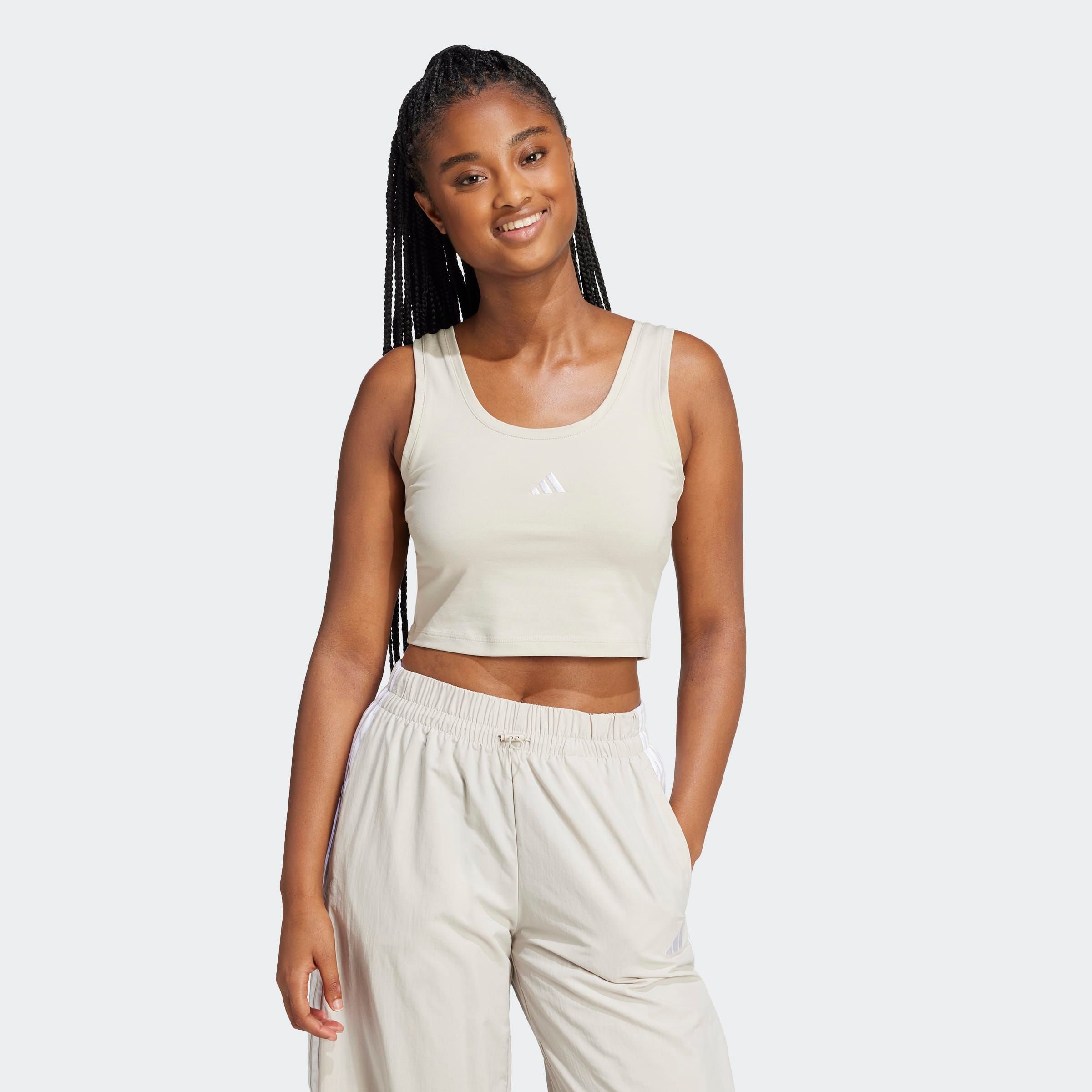Image of adidas Sportswear Tanktop "W SL SJ TK" schmale Passform, leichtes und luftiges Design