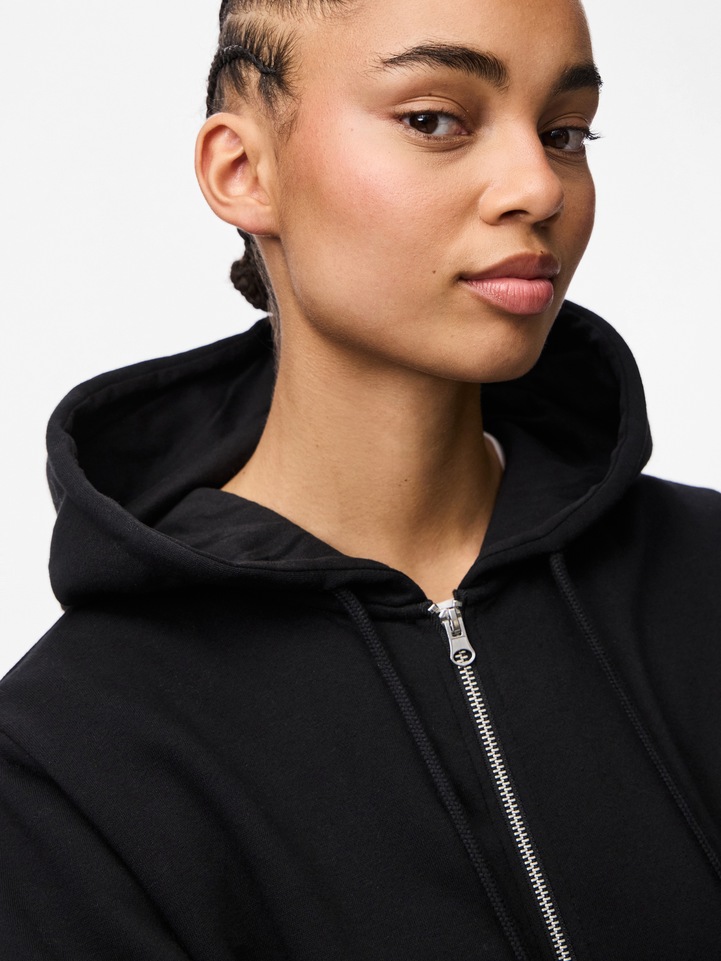 pieces Sweat à capuche »PCCHILLI LS ZIP HOODIE NOOS BC«, Baumwollmischung, regular fit
