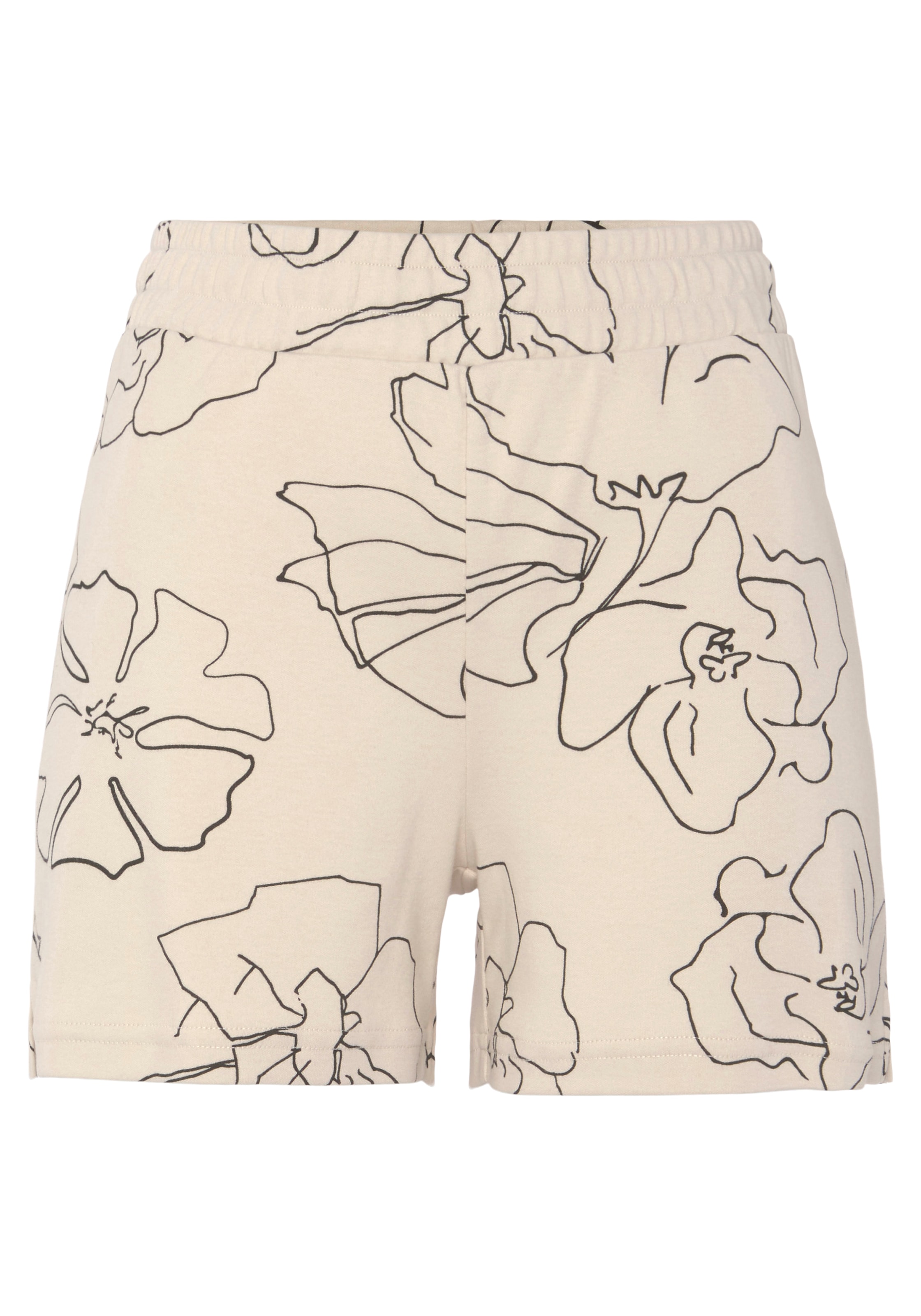 LASCANA Sweatshorts, mit Allover Blütendruck, Loungewear