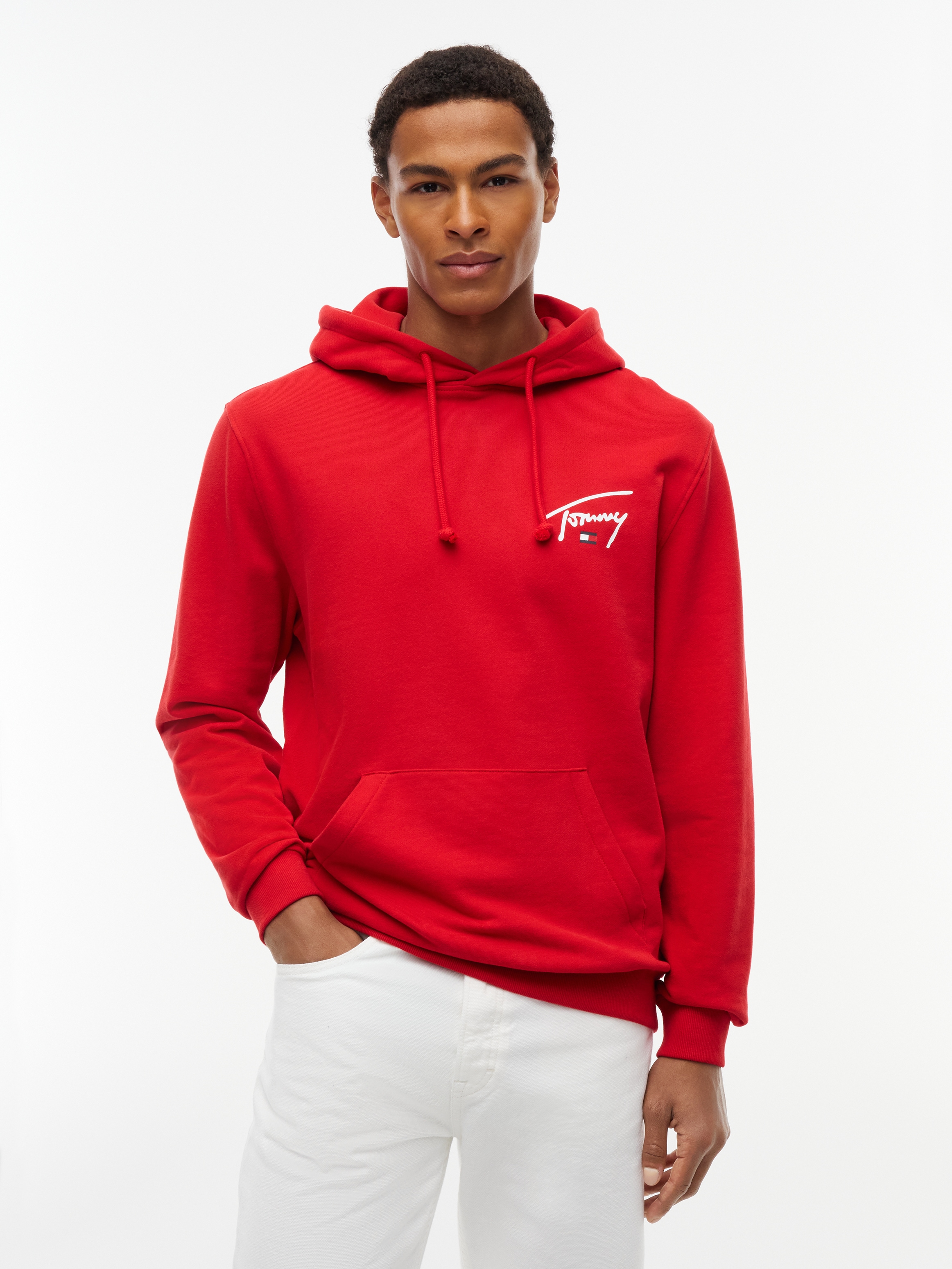 Tommy Jeans Kapuzensweatshirt »REGULAR ENTRY SIGNATURE HOOD«, Regular fit mit Kapuze
