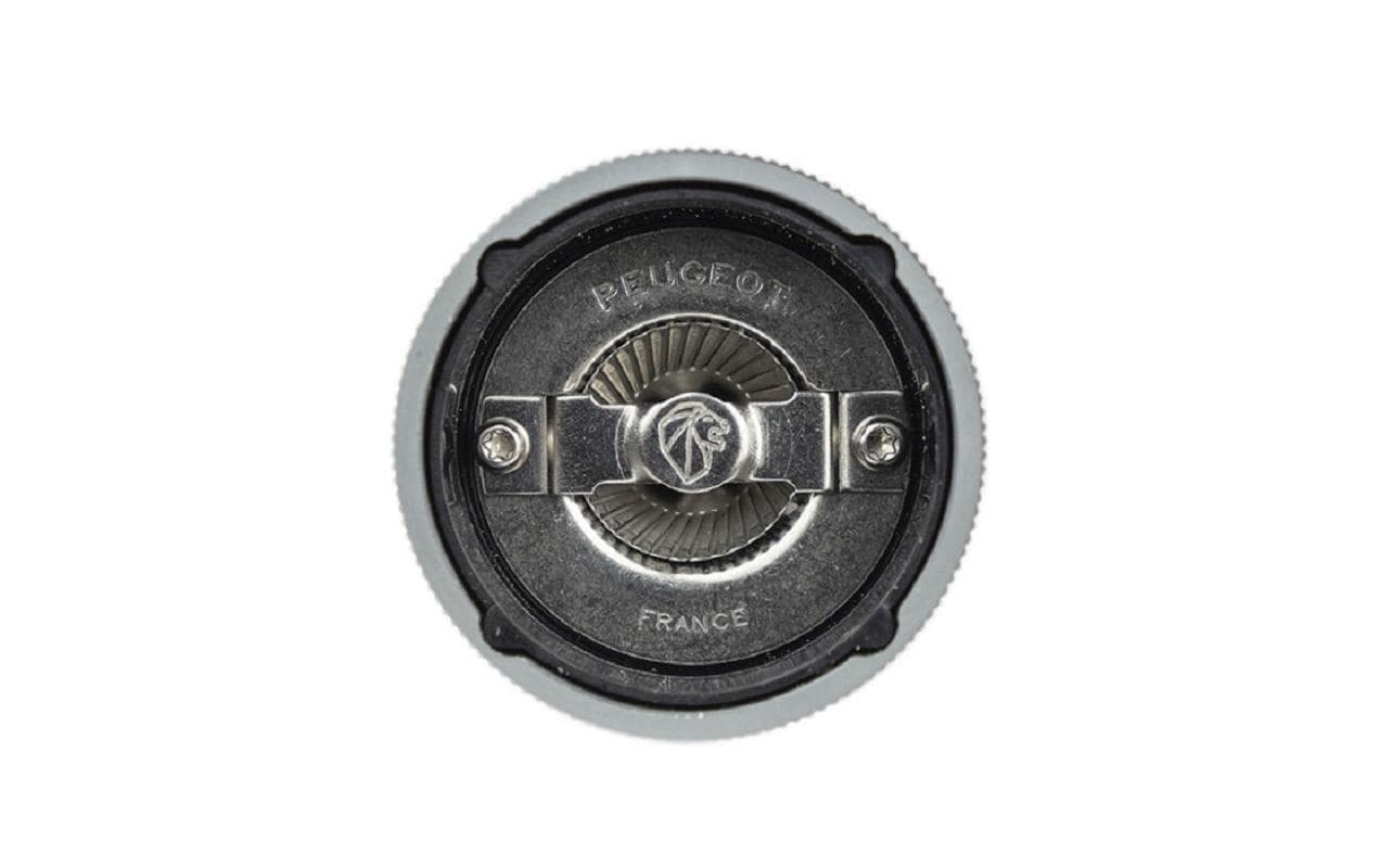 PEUGEOT Molino de sal manual Line 12cm Carbono/Madera gris