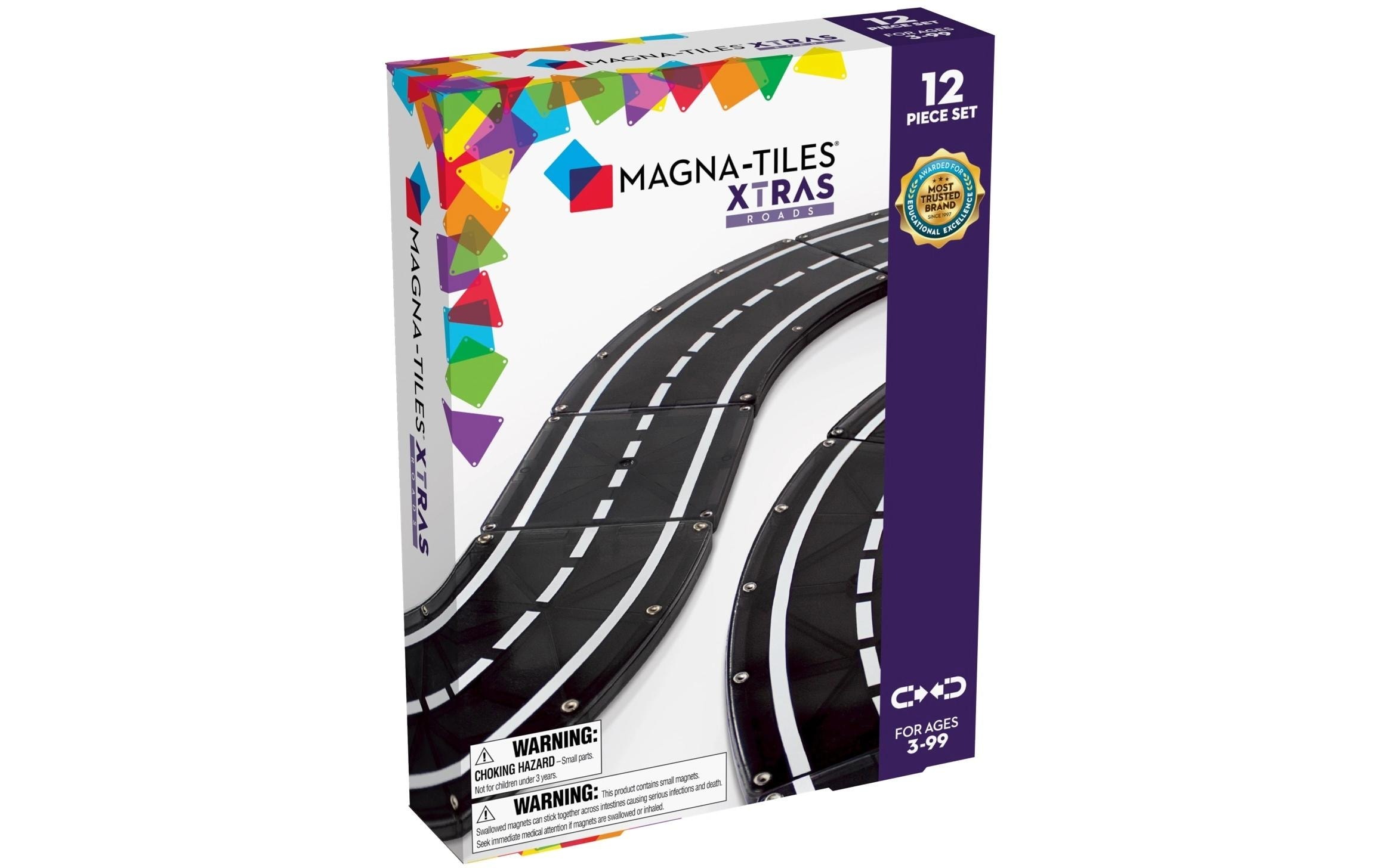 Image of Steinbaukasten "Magna-Tiles XTRA Roads Set"