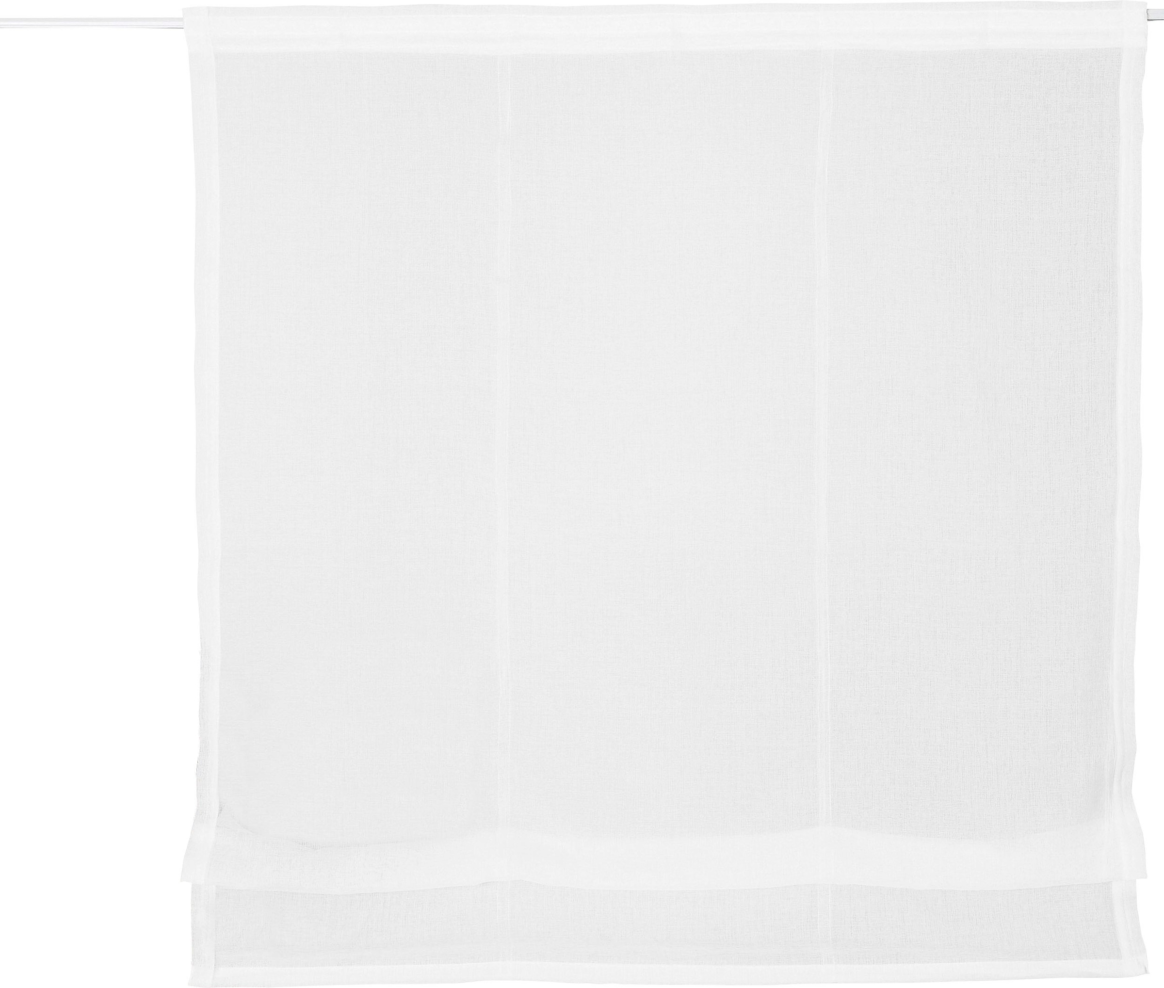 Image of Guido Maria Kretschmer Home&Living Raffrollo »TENDER«, mit Klettband, transparent, Leinen Optik mit Struktur, monochrom bei Ackermann Versand Schweiz