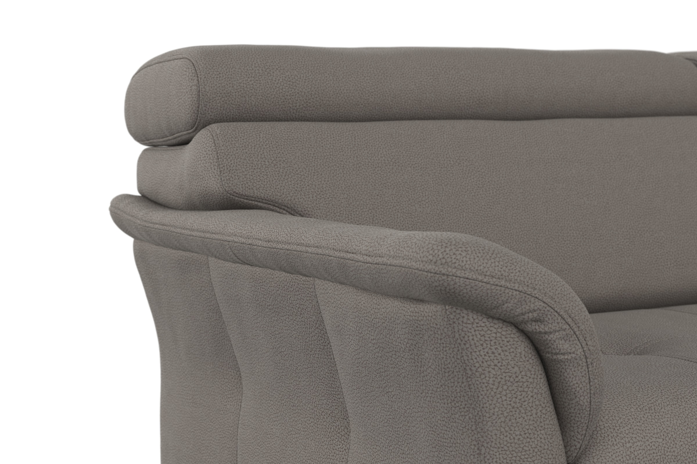 sit&more Ecksofa »Marano L-Form«, inklusive Kopfteilverstellung, wahlweise mit Bettfunktion, Bettkasten
