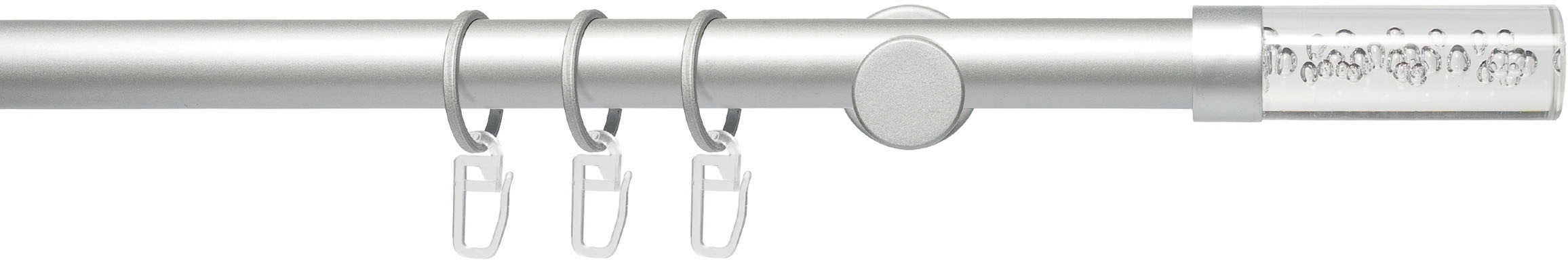 Image of Liedeco Gardinenstange »Fertigstilgarnitur 20 mm Power Zylinder Acryl«, 1 läufig-läufig, Fixmass, Gardinenstange Komplett bei Ackermann Versand Schweiz