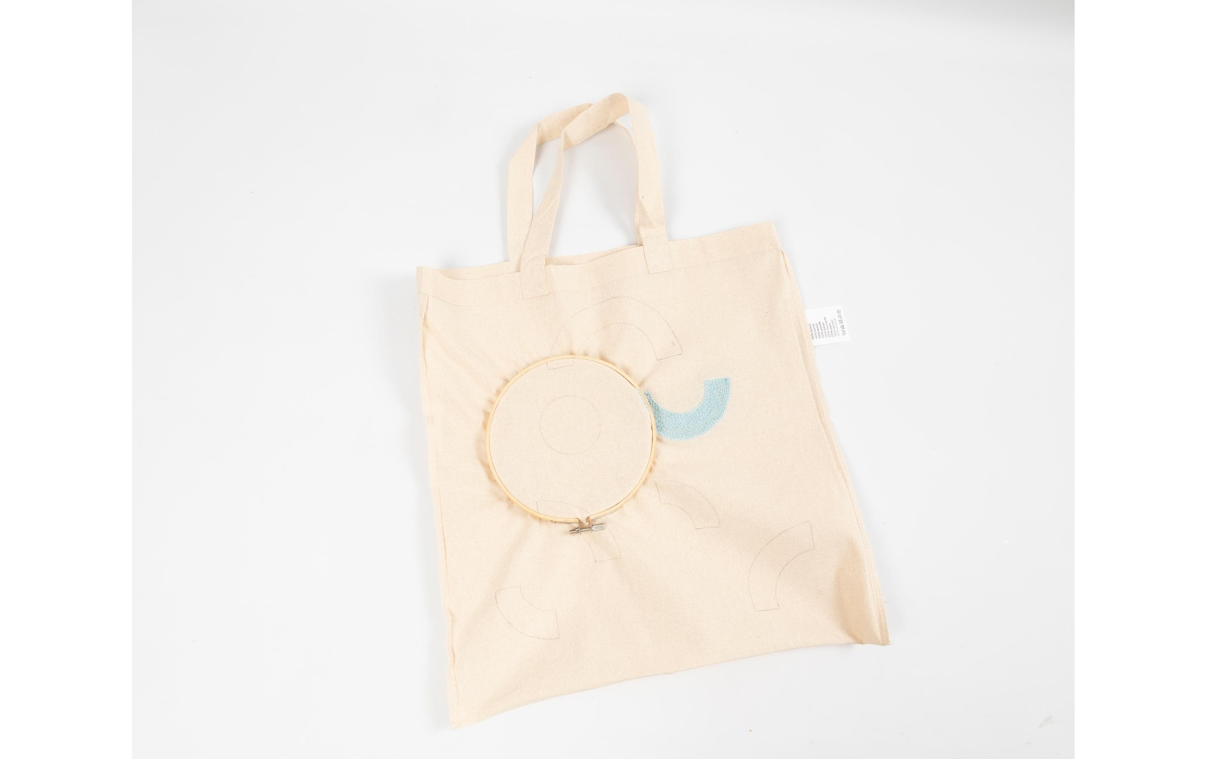 creativ company Kreativset »Punch Needle Einkaufstasche«, (7 tlg.)