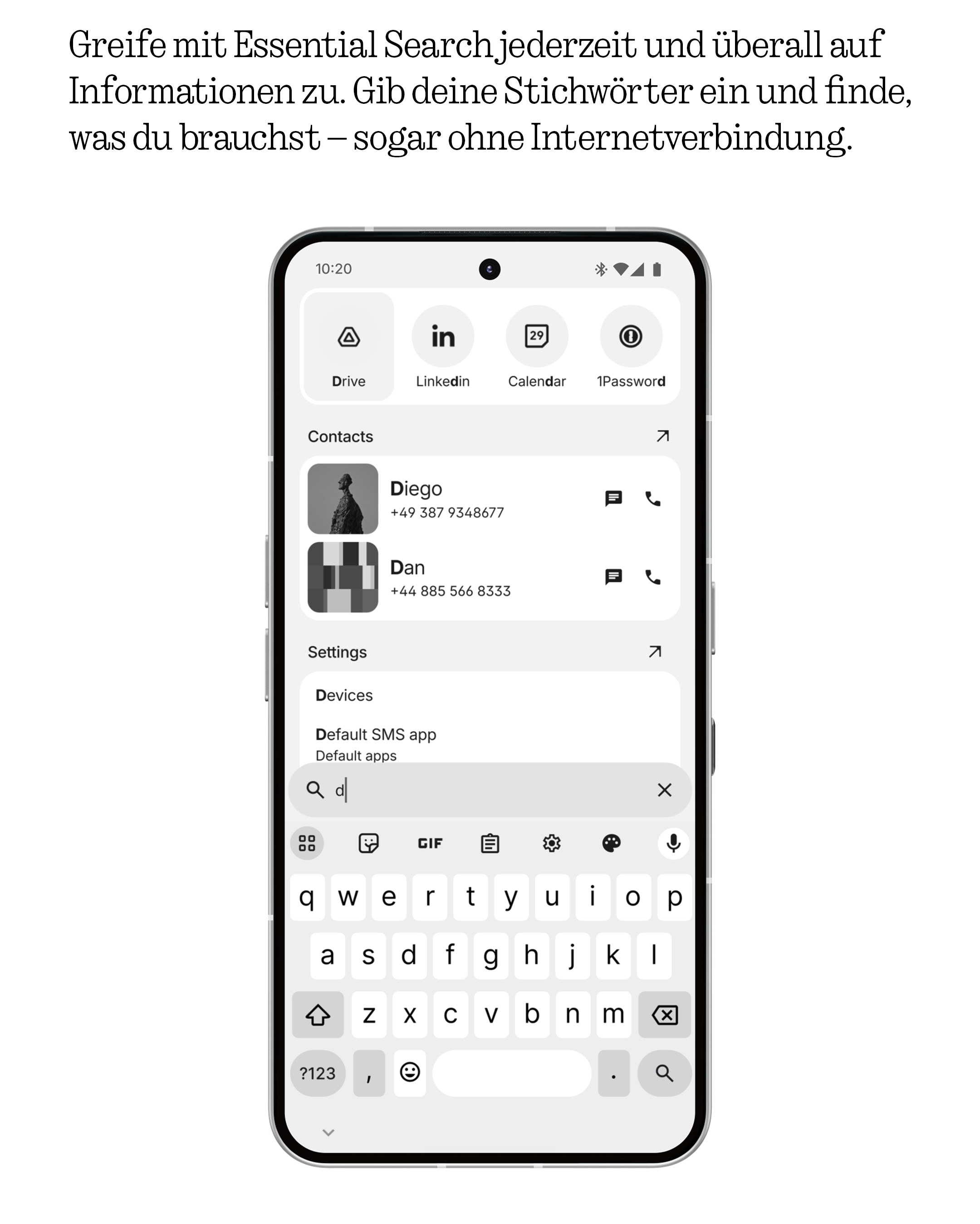 NOTHING Smartphone »Phone (3)« noir