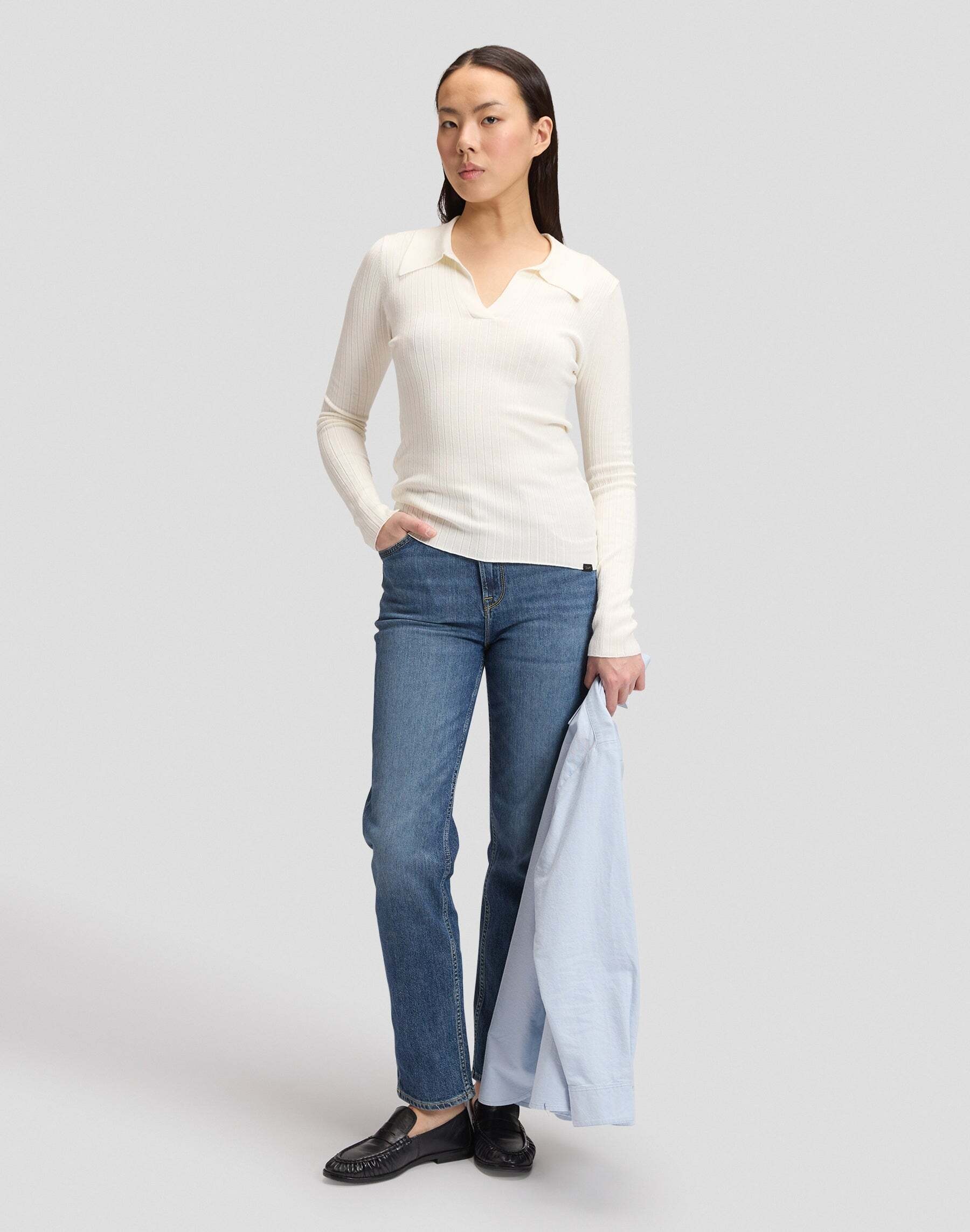 Lee® Langarm-Poloshirt »Lee Langarmpolo Polo«
