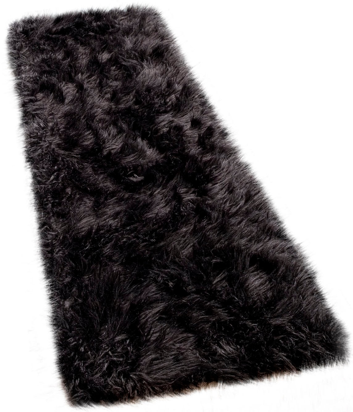 Paco Home Hochflor-Läufer »Playa 960«, rechteckig, 64 mm Höhe, Läufer, Kunstfell, Flokati-Optik, weich und flauschig, Uni-Farben