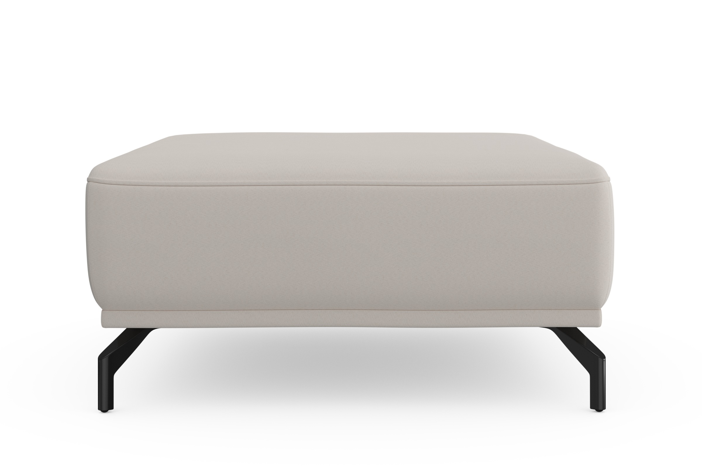 sit&more Hocker »Bailando« mit Federkern und schwarzen, matten Metallfüssen