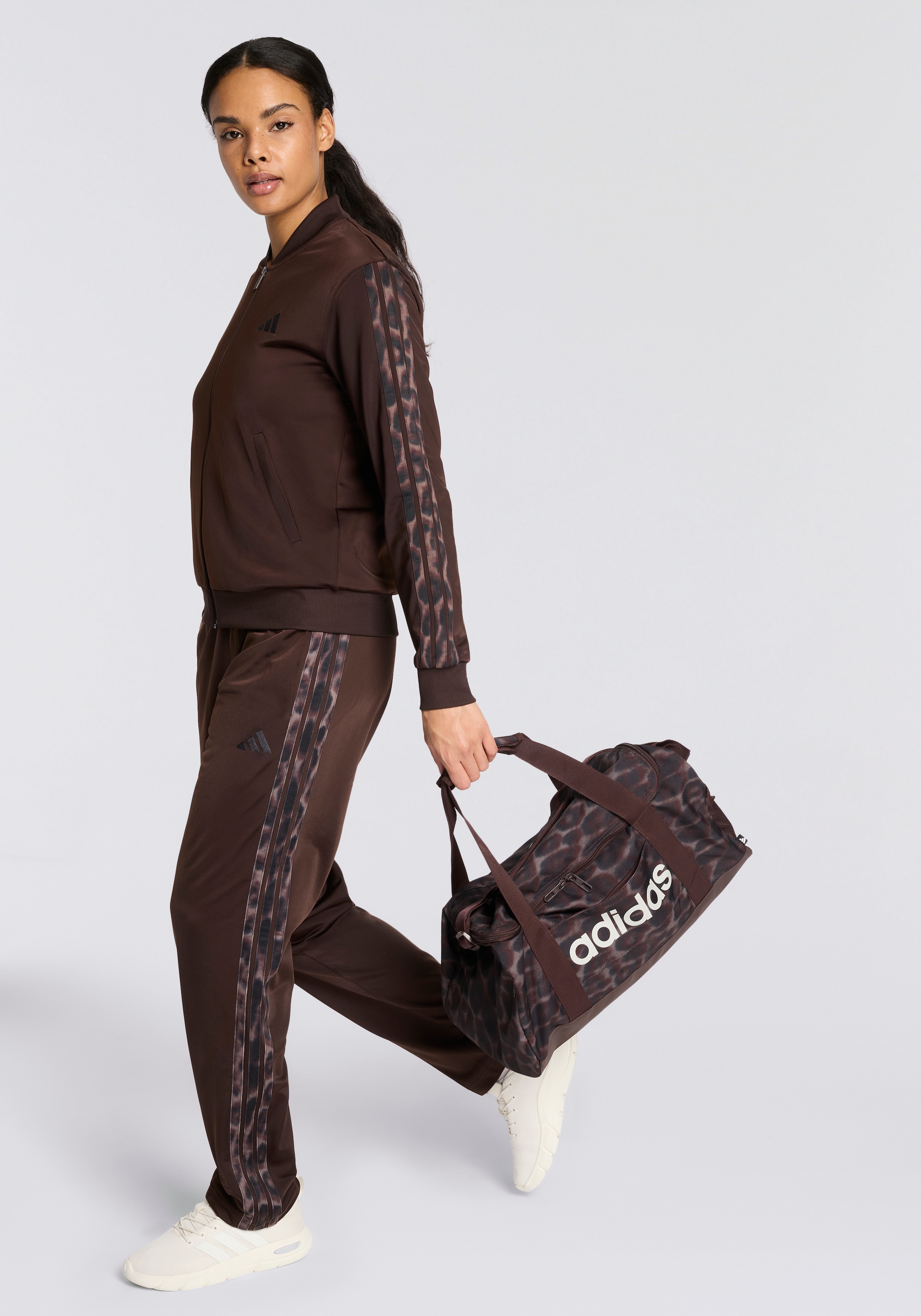 adidas Sportswear Combinaison d'entraînement »3-STRIPES LEOPARD PRINT« 2 pièces