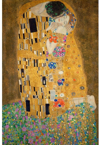 Reinders! Holzbild »Deco Panel 60x90 Gustav Klimt - the kiss« kaufen