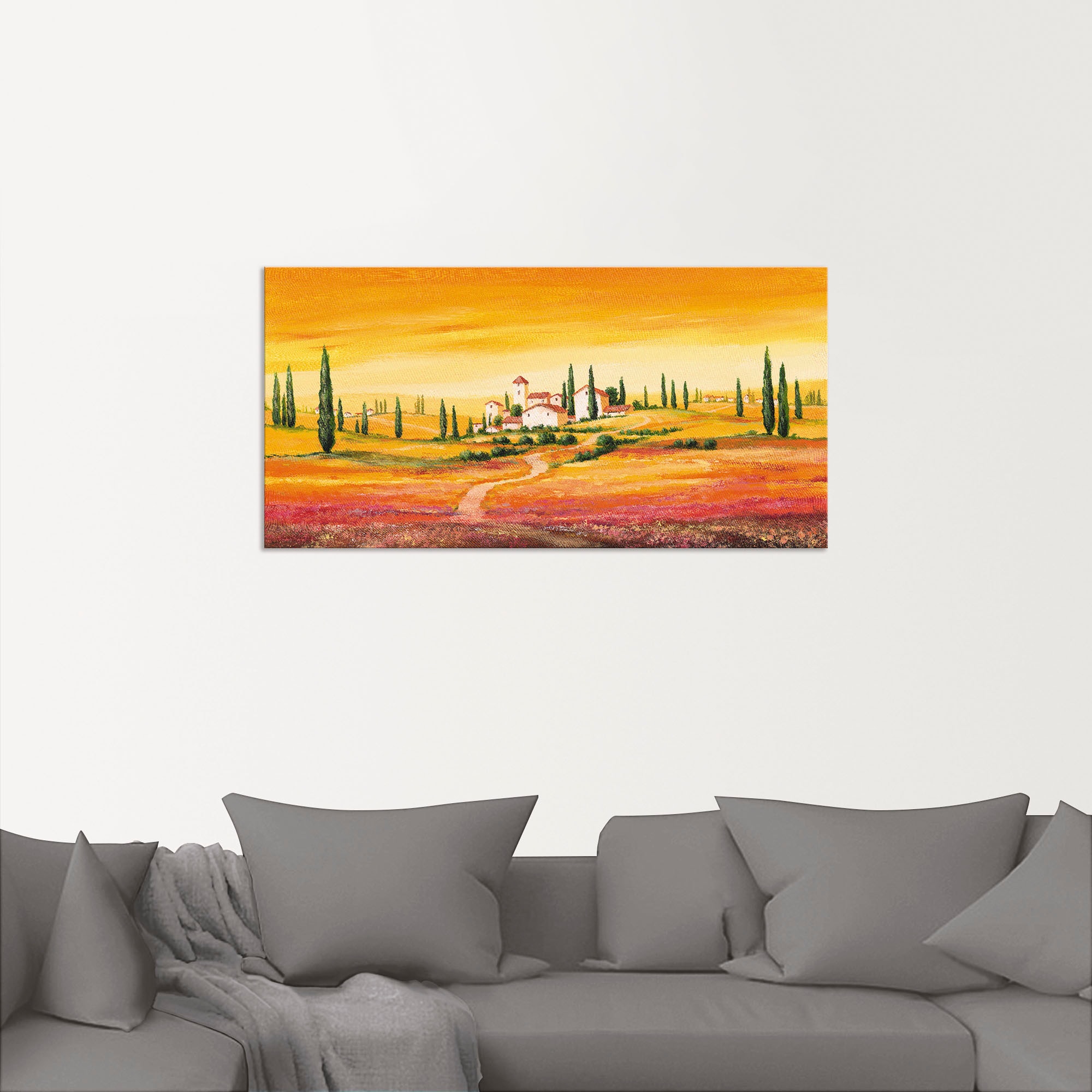 »Traumhafte Europa, als Poster Wandbild Landschaft«, toskanische oder bequem (1 in Wandaufkleber Grössen Artland Alubild, Leinwandbild, versch. St.), kaufen