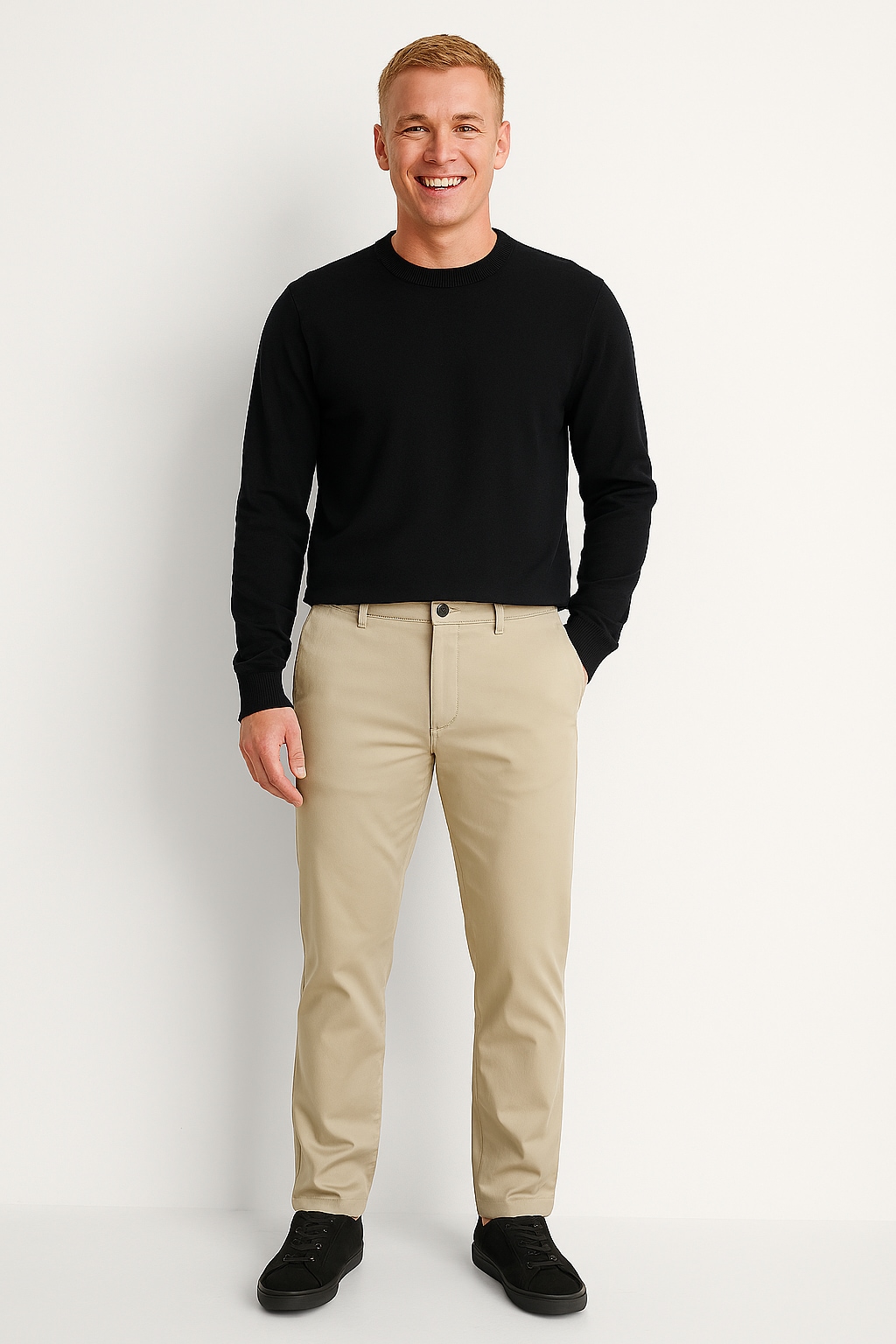 Image of Jack & Jones Chinos "JPSTOLLIE JJDAVE CHINO" Säume zum Umschlagen
