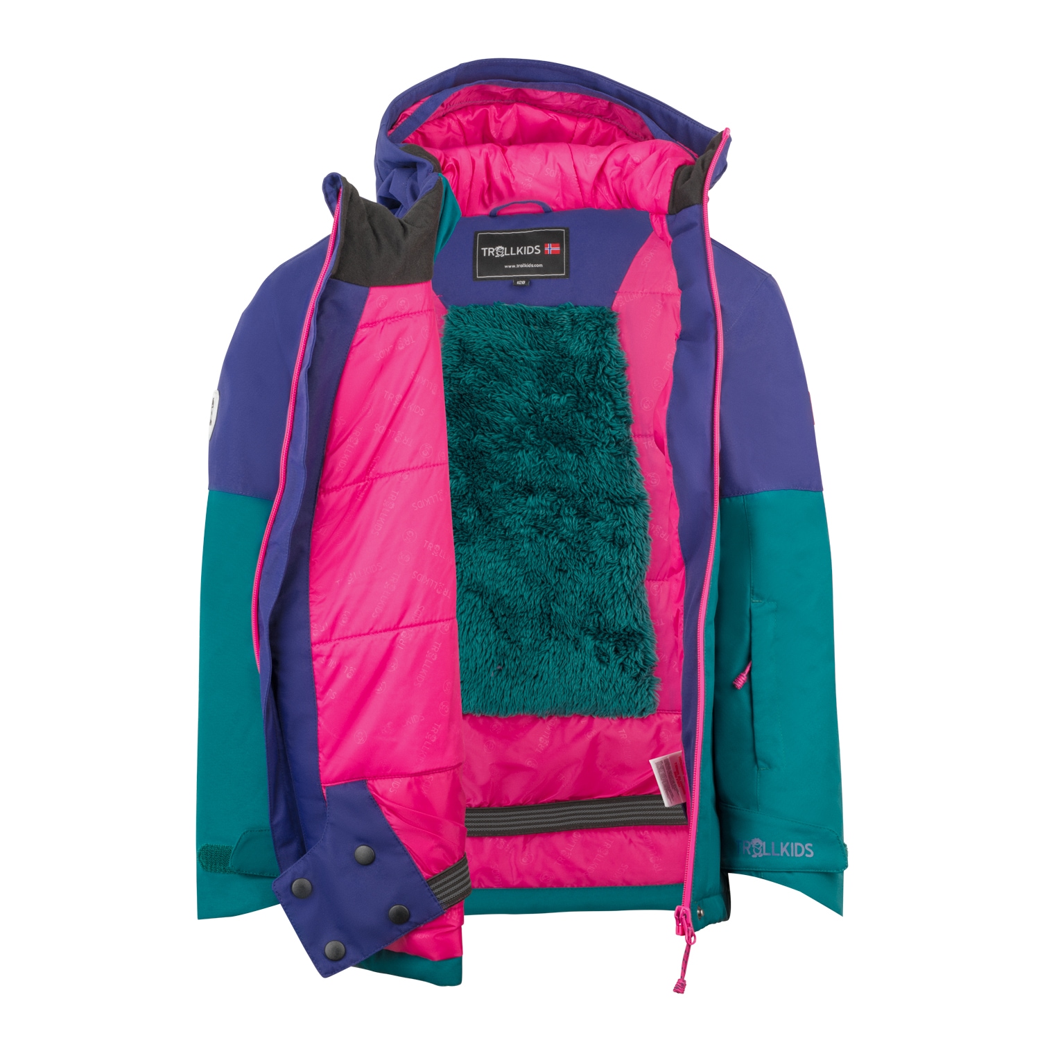 TROLLKIDS Winterjacke »KIDS EIKEDALEN JACKET« mit grosser Fronttasche, winddicht, wasserdicht, atmungsaktiv