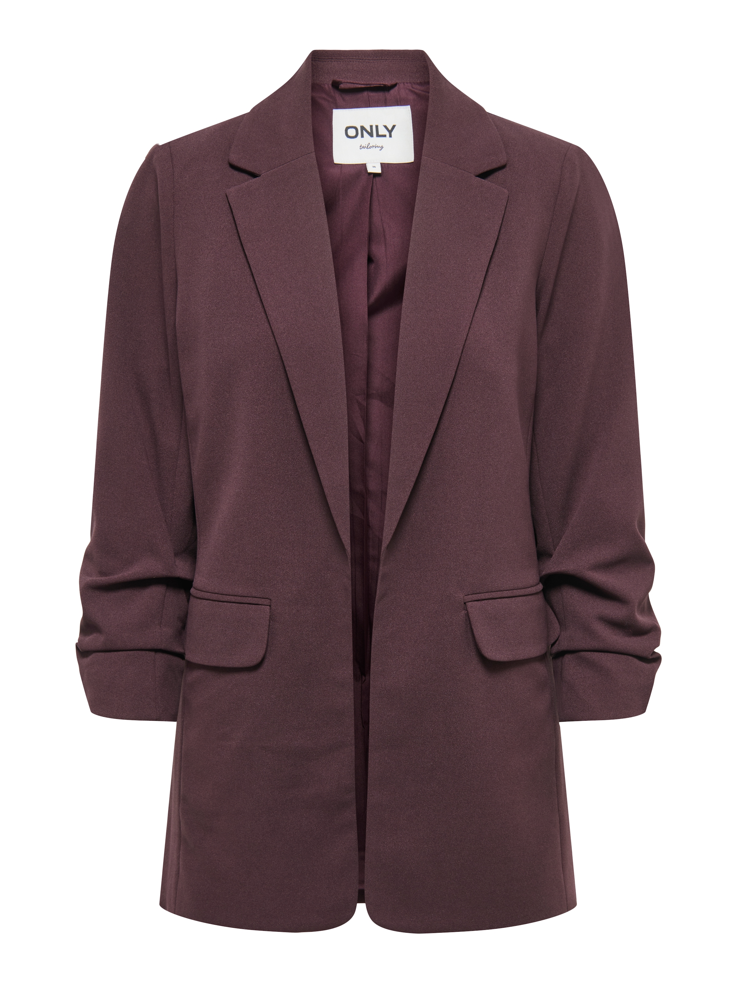 ONLY Blazer long »ONLKALINA 3/4 OPEN BLAZER CC TLR« mélange de matières, coupe ample