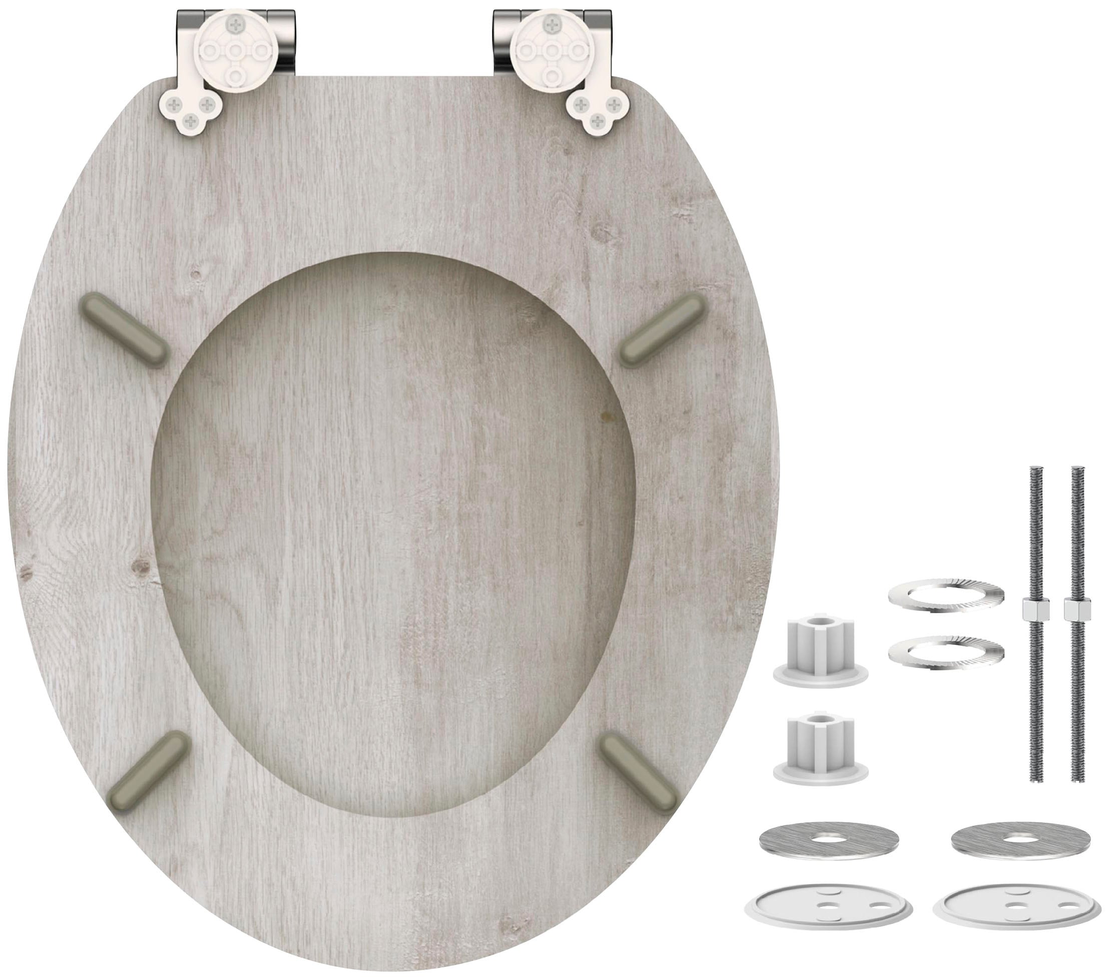 Schütte WC-Sitz »LIGHT WOOD«, mit Absenkautomatik und MDF-Holzkern