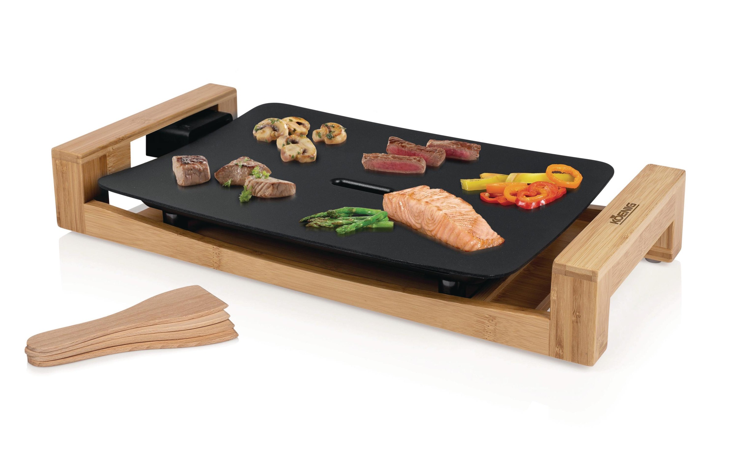Image of KOENIG Tischgrill "Bamboo" 1600 W