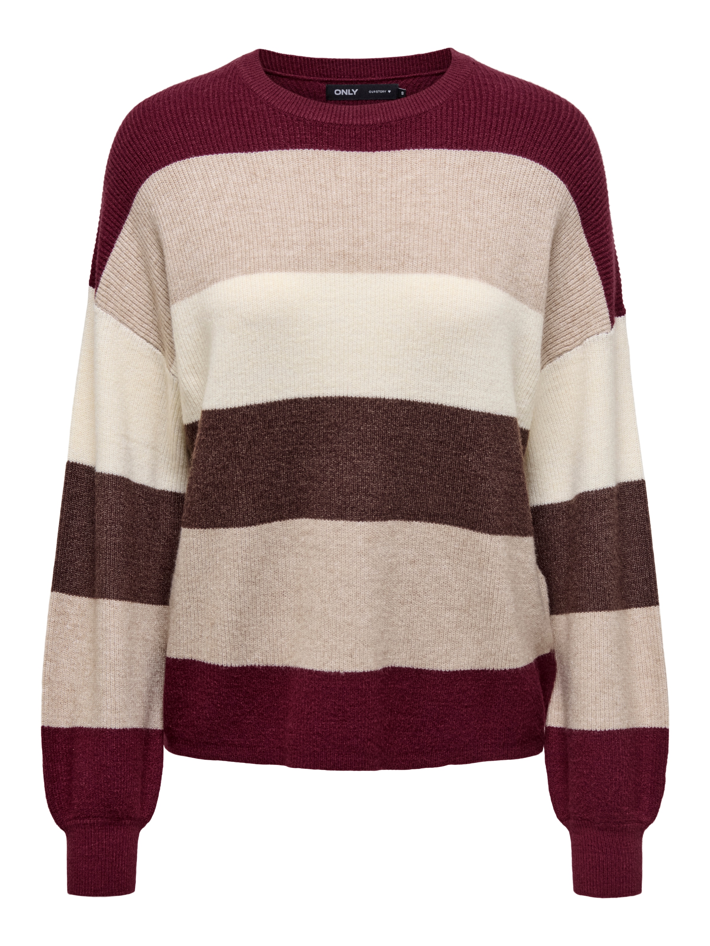 ONLY Strickpullover »ONLATIA L/S STRIPE PULLOVER KNT NOOS«