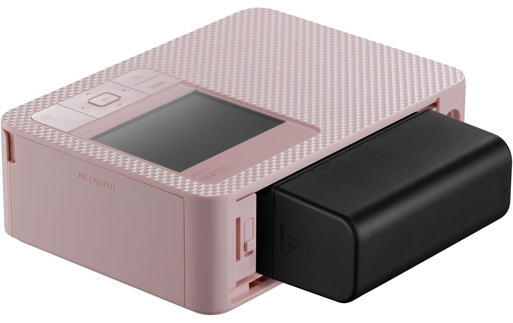 Canon Fotodrucker »Selphy CP1500 pink, 300x300dpi,WLAN«