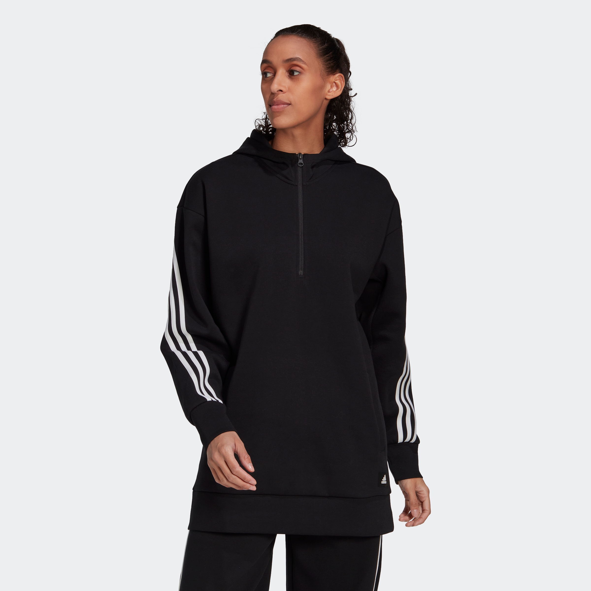 ♕ adidas Sportswear Sweatshirt HOODIE« versandkostenfrei »FUTURE ICONS LONG 3-STREIFEN kaufen