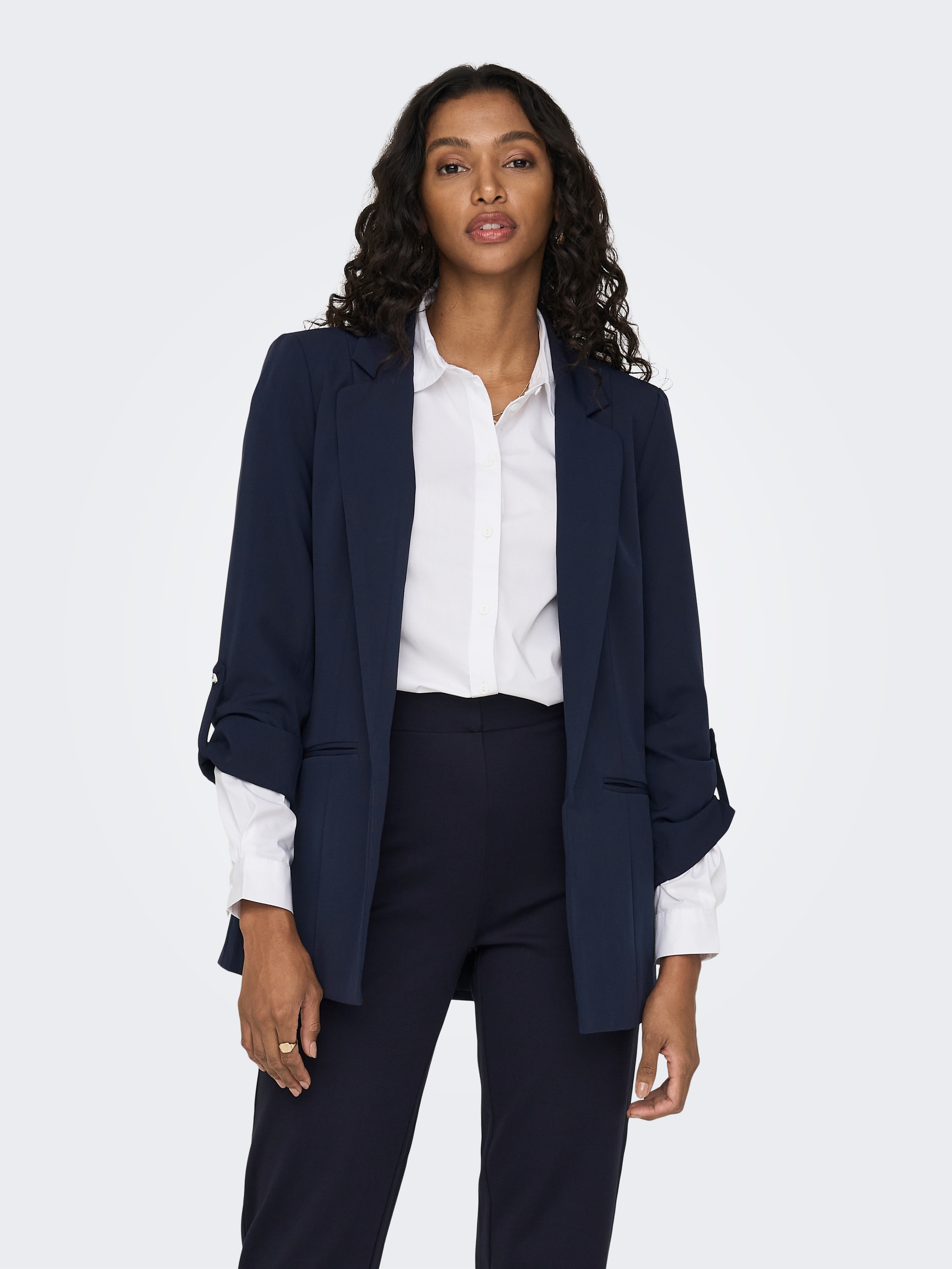 Image of ONLY Kurzblazer "ONLKAYLE-ORLEEN 3/4 BLAZER TLR NOOS" Materialmix, regular fit