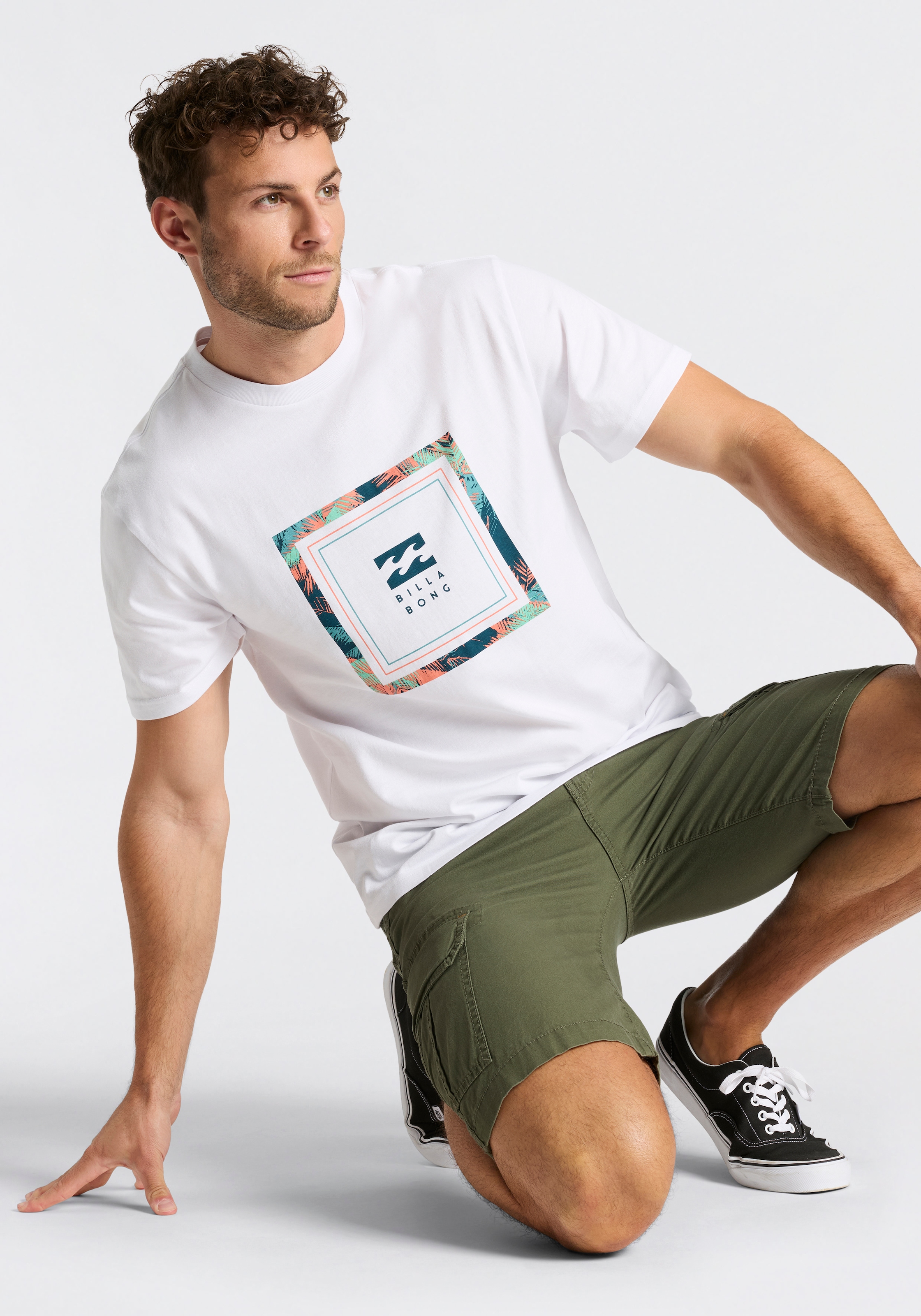 Billabong T-Shirt »THEME DOUBLEPACK« 2 Doppelpack mit 2 T-Shirts, Kurzarm, Rundhalsausschnitt, aus Baumwolle