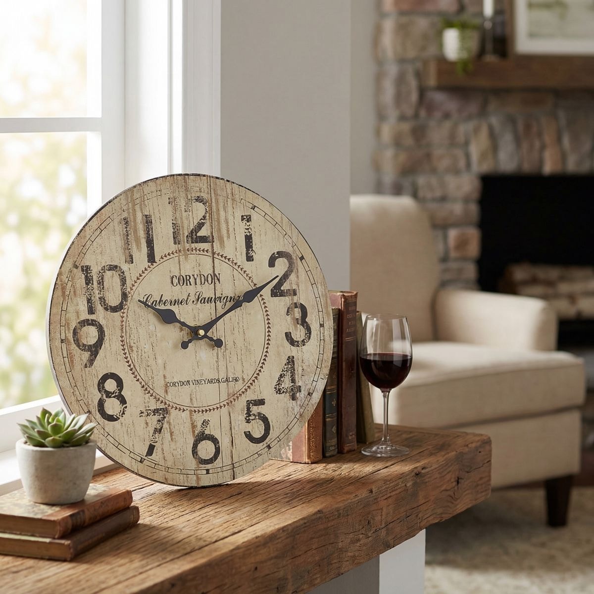 Ambiente Haus Horloge murale »Wanduhr - Corydon - 28 cm«