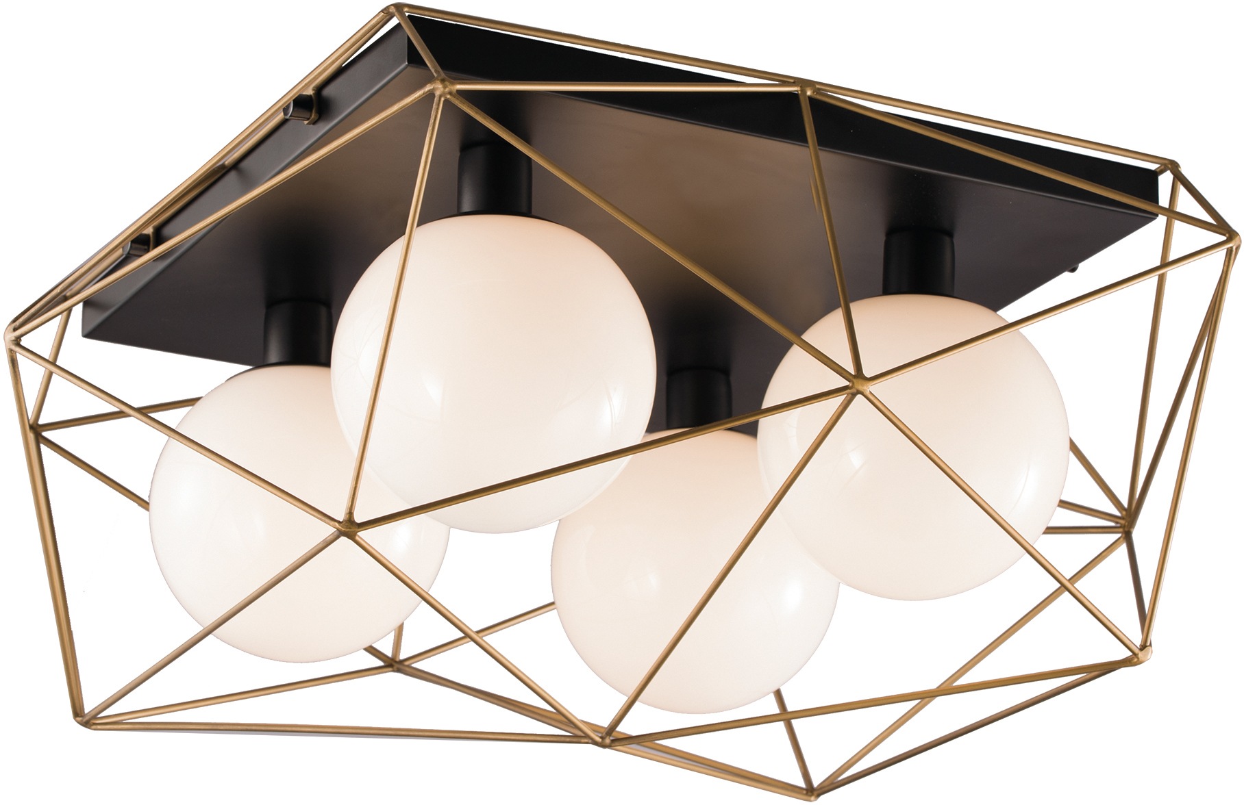 Image of LUCE Design Deckenleuchte »I-ABRAXAS-PL4 ORO«, E27, 1 St. bei Ackermann Versand Schweiz