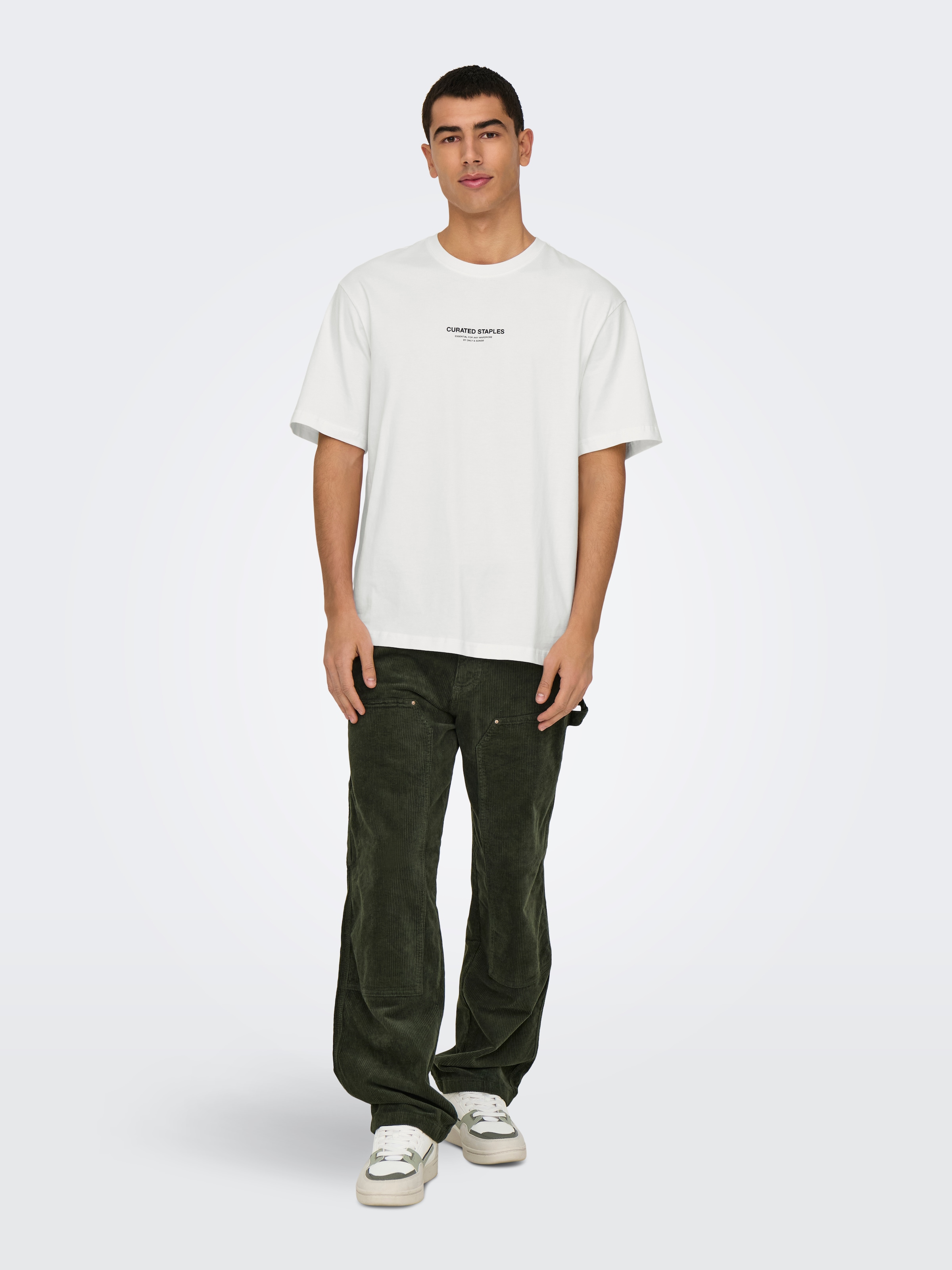 ONLY & SONS Rundhalsshirt »ONSCURATED RLX PRINT SS TEE«