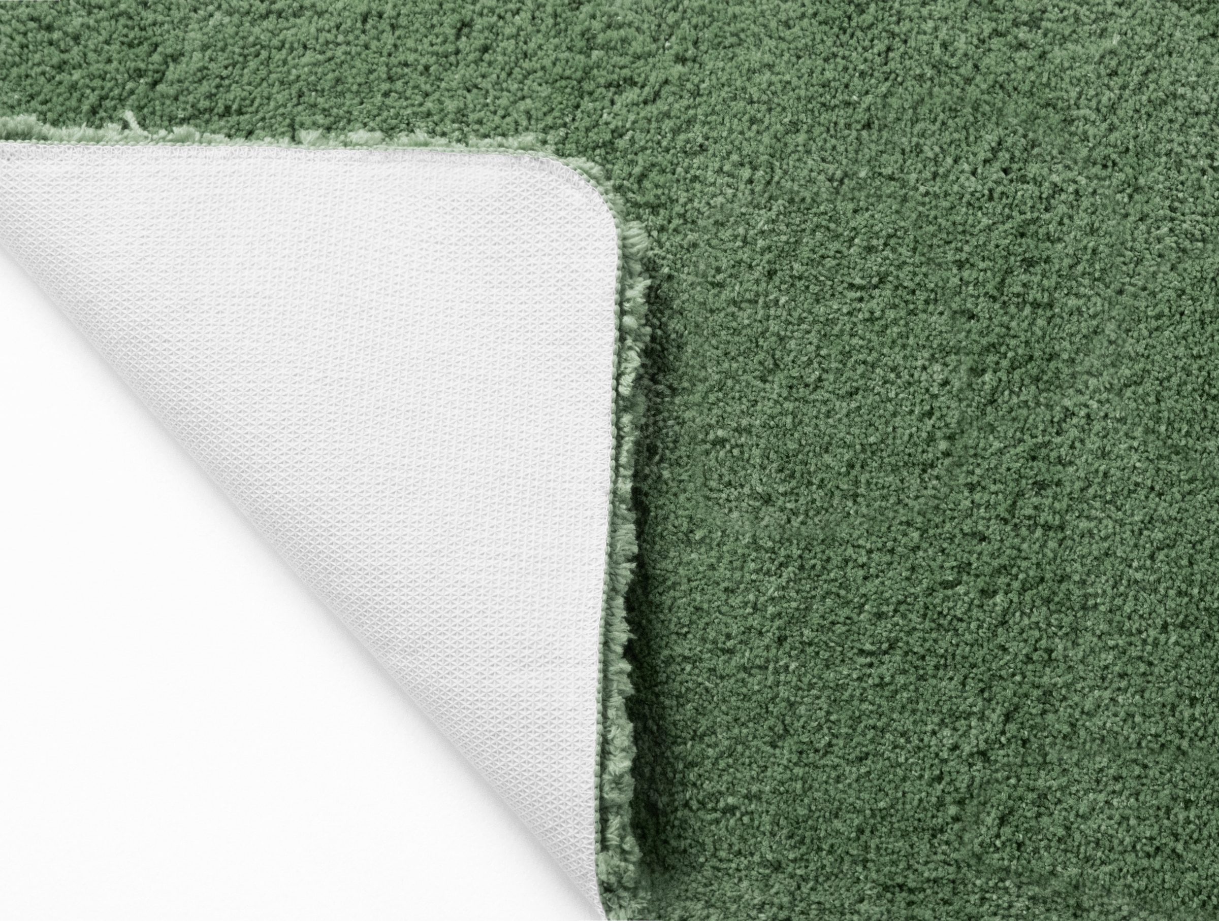 my home Badematte »Sanremo, Badvorleger, Badezimmer Teppich, sehr weich«, rutschhemmend beschichtet, fussbodenheizungsgeeignet-schnell trocknend, Badteppich, unifarben, rechteckig, rund & als 3-tlg. Set erhältlich