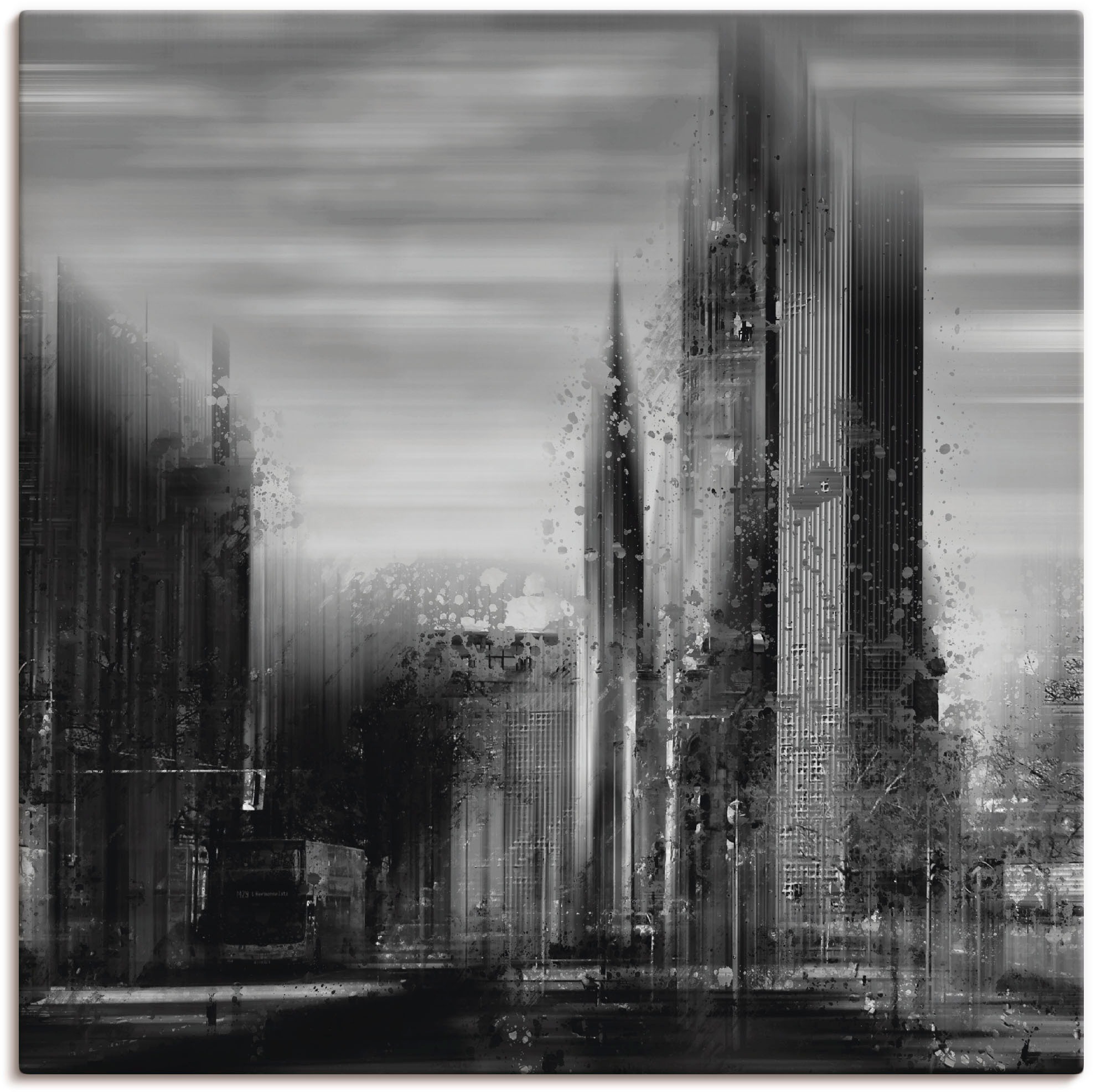 Image of Artland Wandbild »Berlin Gedächtniskirche«, Gebäude, (1 St.), in vielen Grössen & Produktarten - Alubild / Outdoorbild für den Aussenbereich, Leinwandbild, Poster, Wandaufkleber / Wandtattoo auch für Badezimmer geeignet bei Ackermann Versand Schweiz