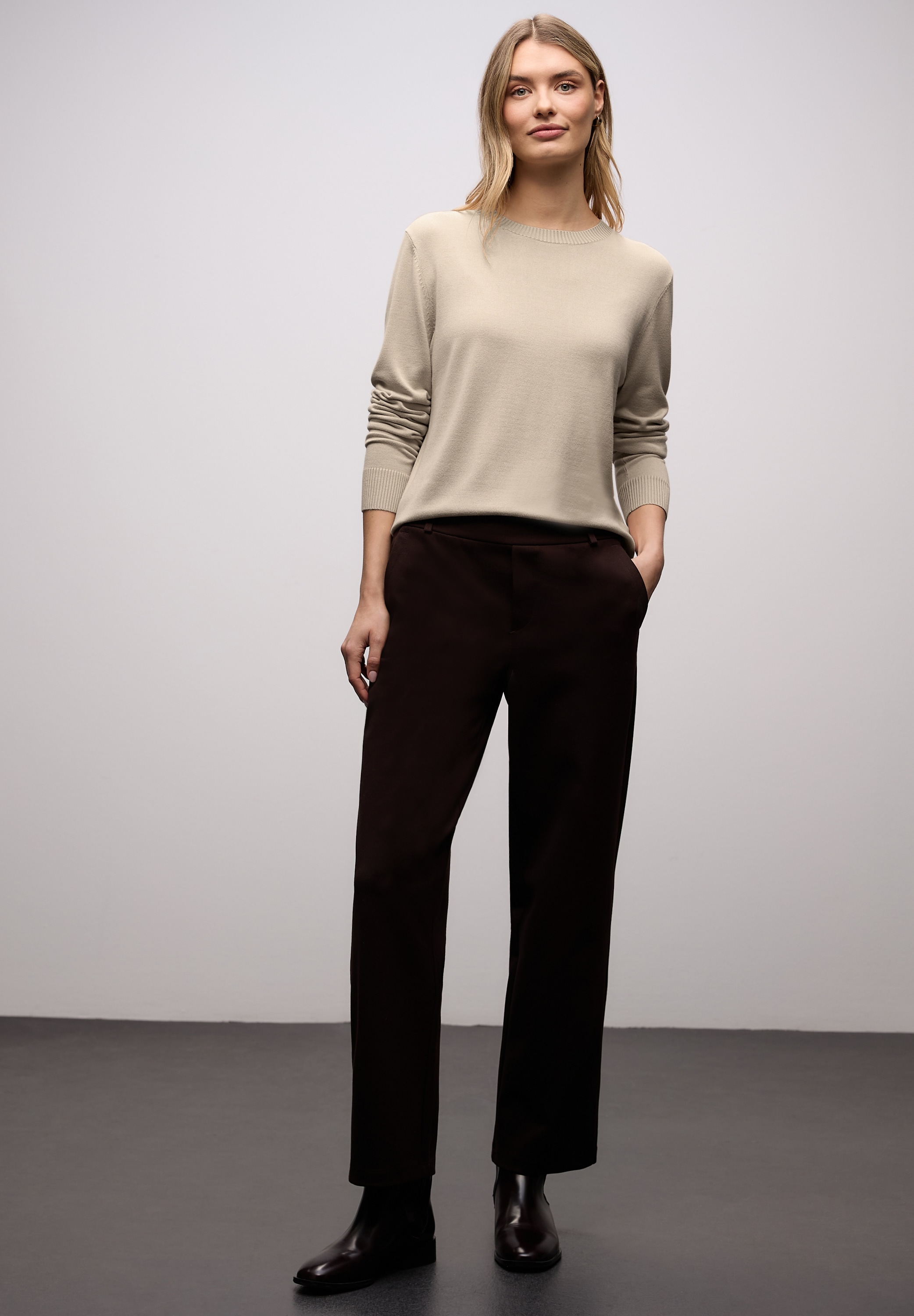 STREET ONE Pull en tricot aus Viskosemix