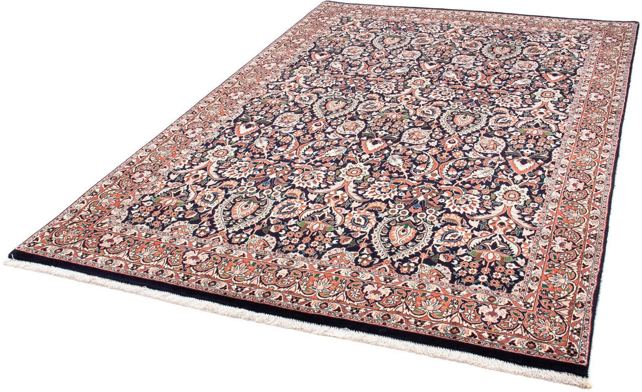 Image of morgenland Orientteppich »Perser - Bidjar - 240 x 165 cm - dunkelblau«, rechteckig, 15 mm Höhe, Wohnzimmer, Handgeknüpft, Einzelstück mit Zertifikat bei Ackermann Versand Schweiz