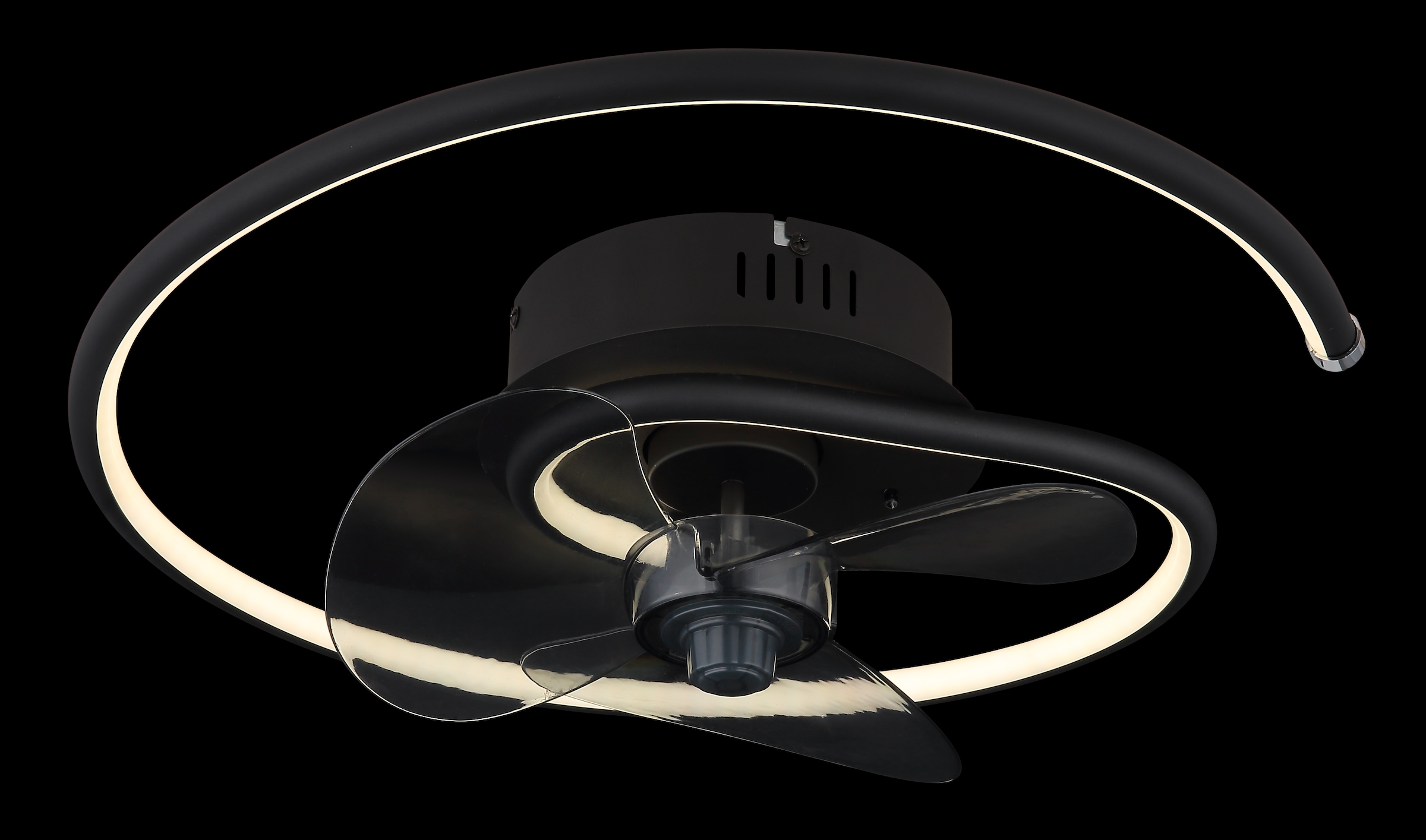 GLOBO LIGHTING Deckenleuchte »KOREN« LED-Modul 1 Stk. warmweiss - kaltweiss Deckenventilator, Deckenlampe, moderner Ventilator