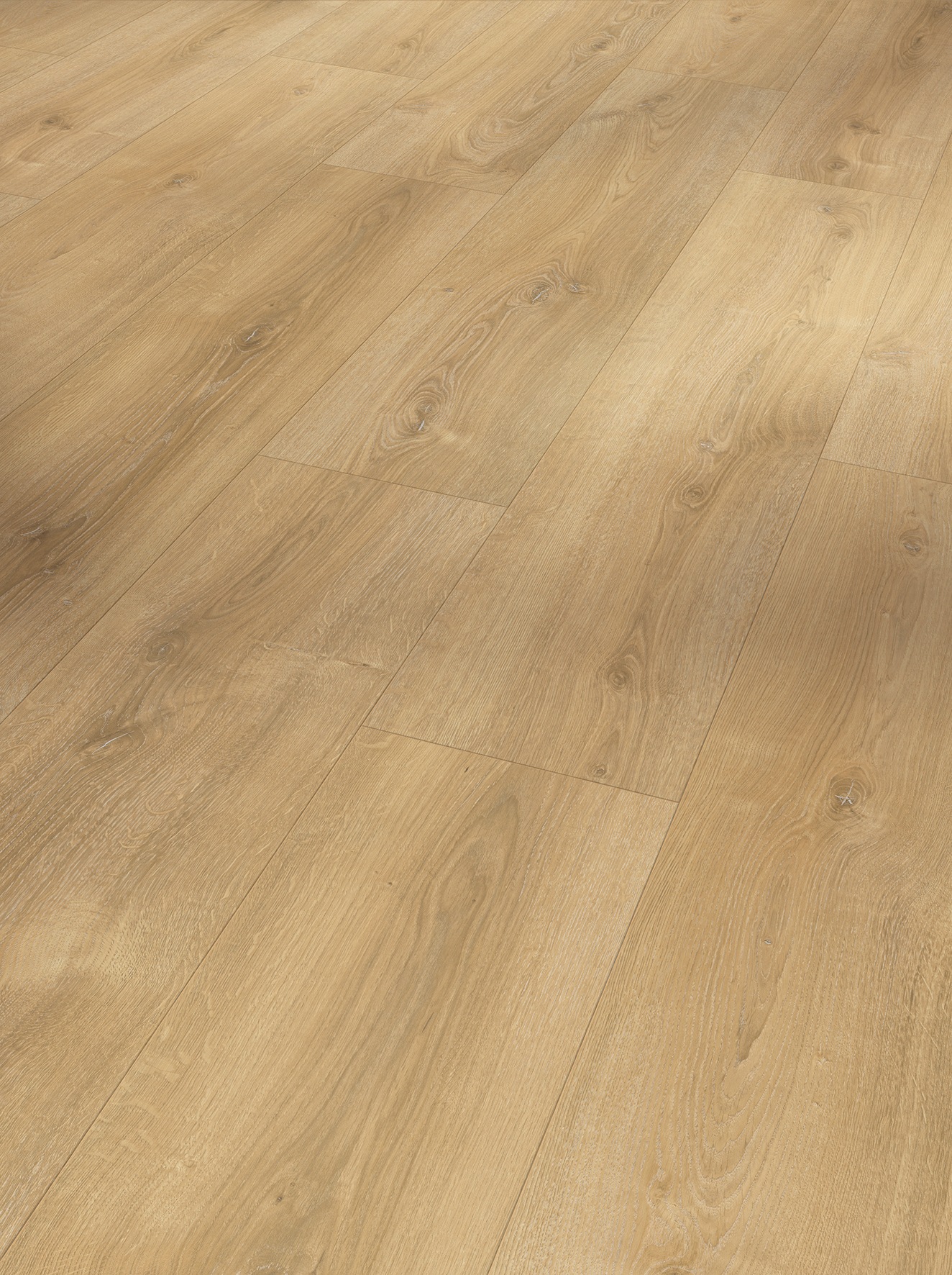 Image of PARADOR Laminat »Basic 600 breite Landhausdiele Eiche Nova Gekälkt«, (Set), Naturstruktur, Verlegefläche: 2,19 m², matt, für Fussbodenheizung geeignet bei Ackermann Versand Schweiz