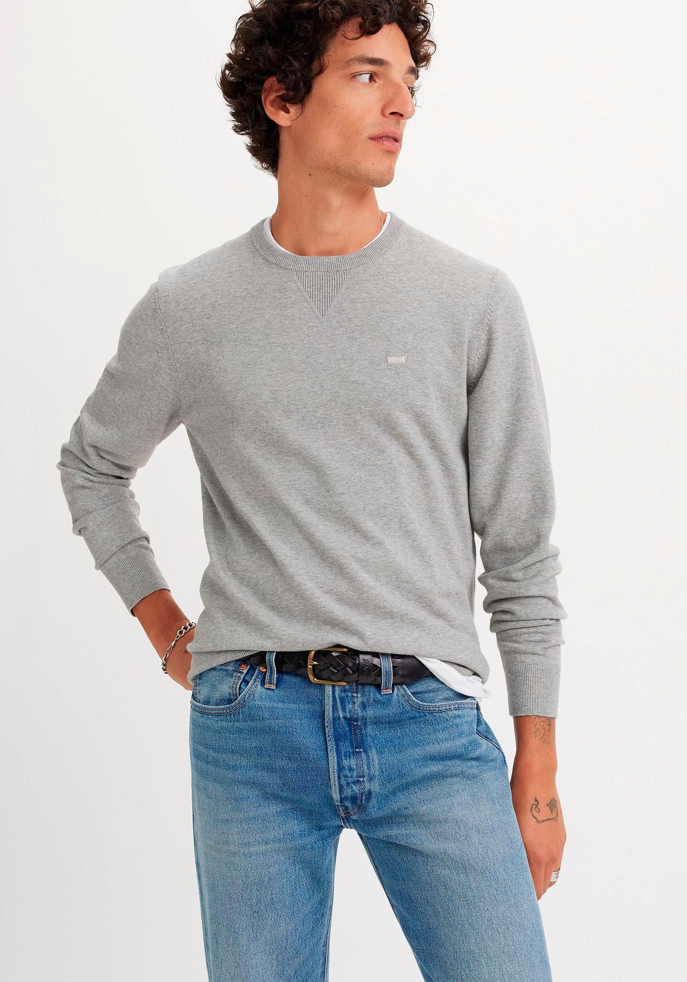 Rundhalspullover »LIGHTWEIGHT HM SWEATER«